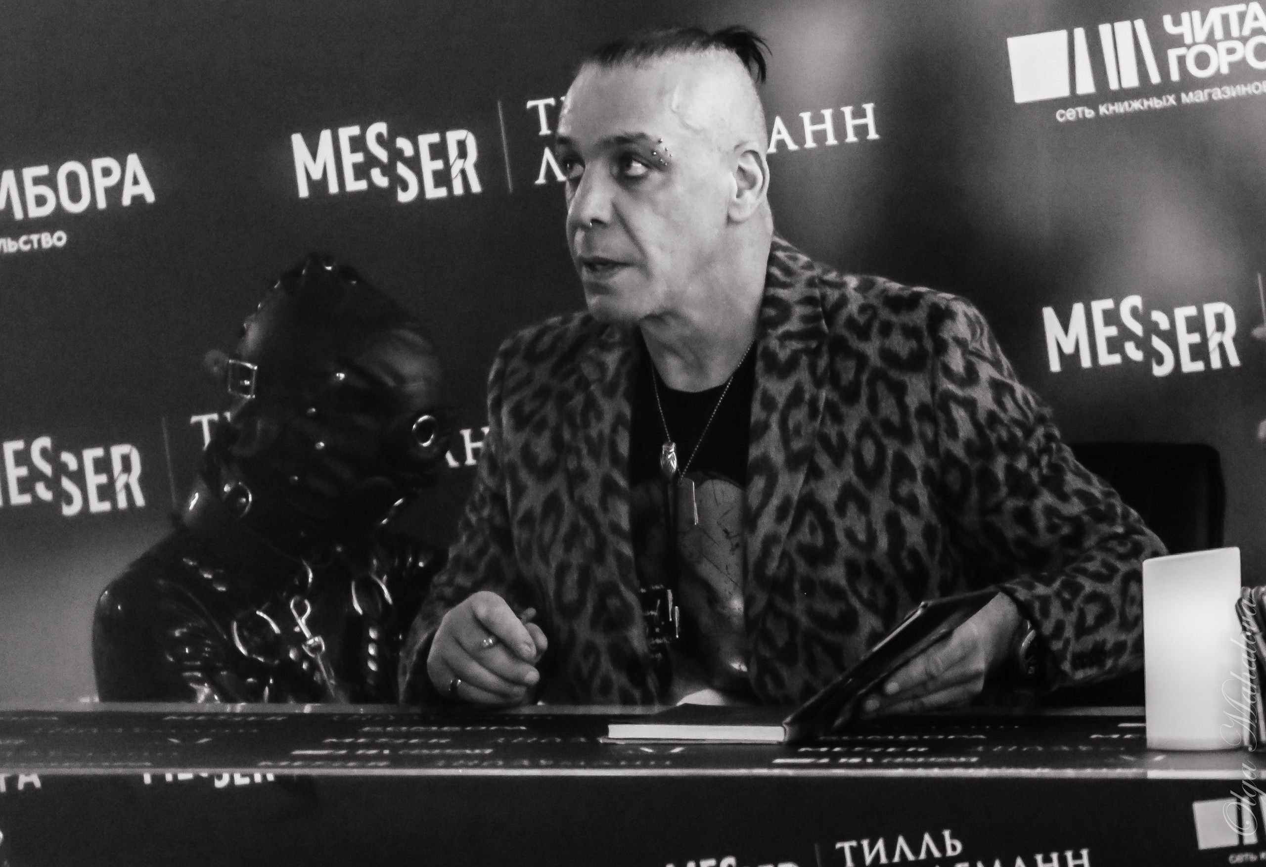 Till Lindemann (Rammstein), презентация книги Messer. Фотограф Ольга Махалова — Санкт-Петербург, Москва, Нижний Новгород
