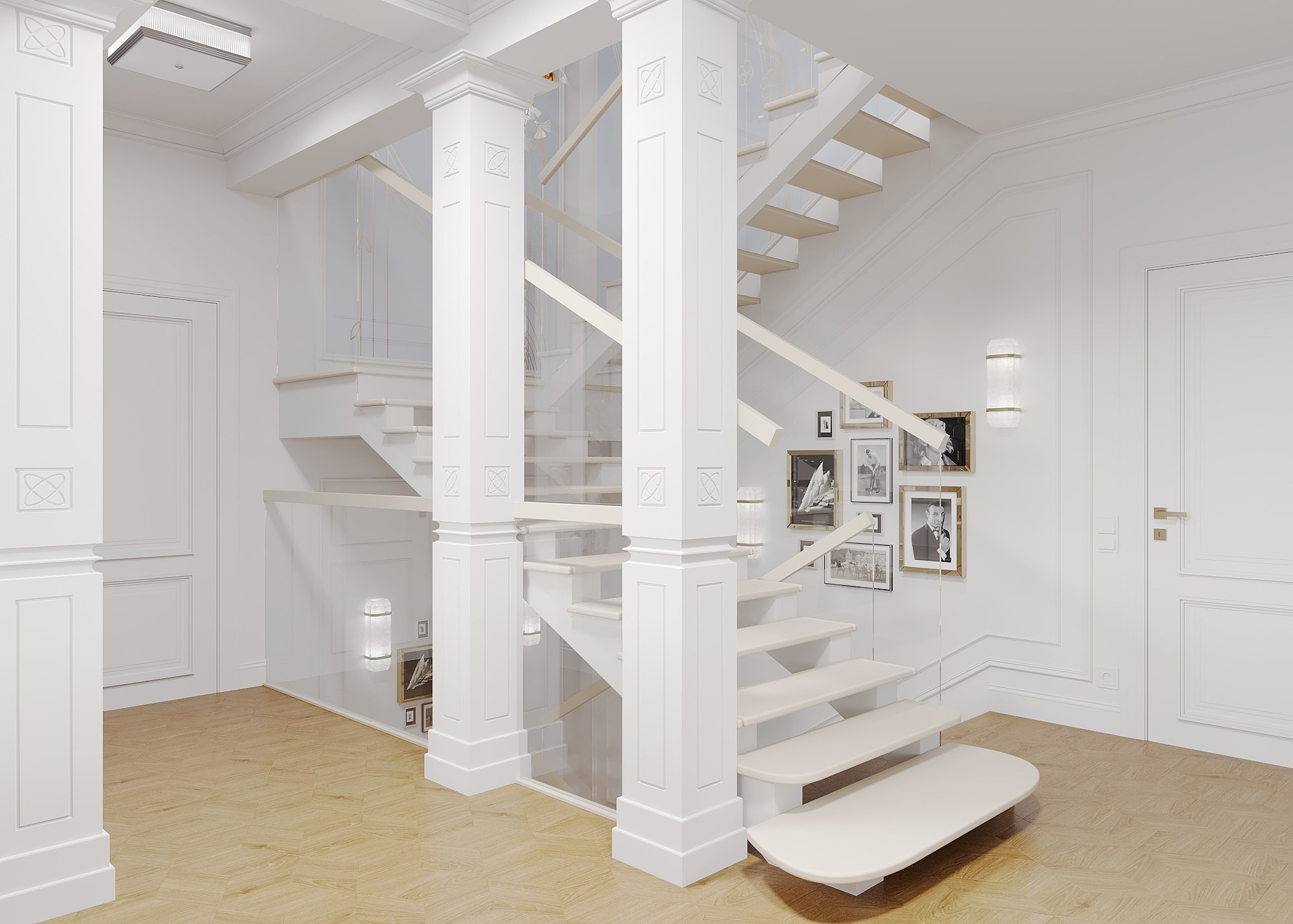 CASA A NIKOLINO - 3, MOSCA. Irina Balykina — Interior 3D Visualisation