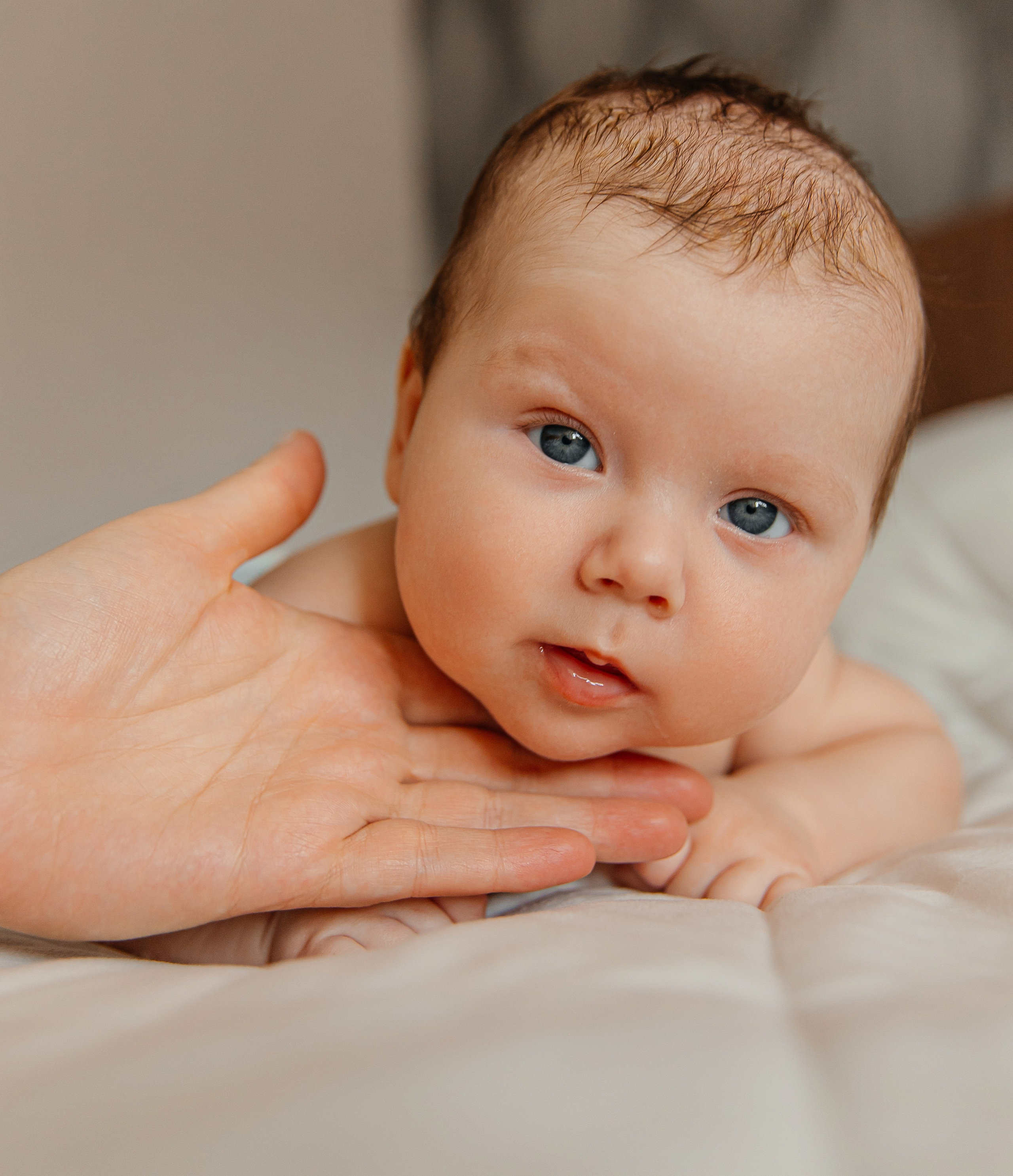 Домашняя съемка, малыш 3 месяца. Фотограф текстиля в Москве Ольга Иванова