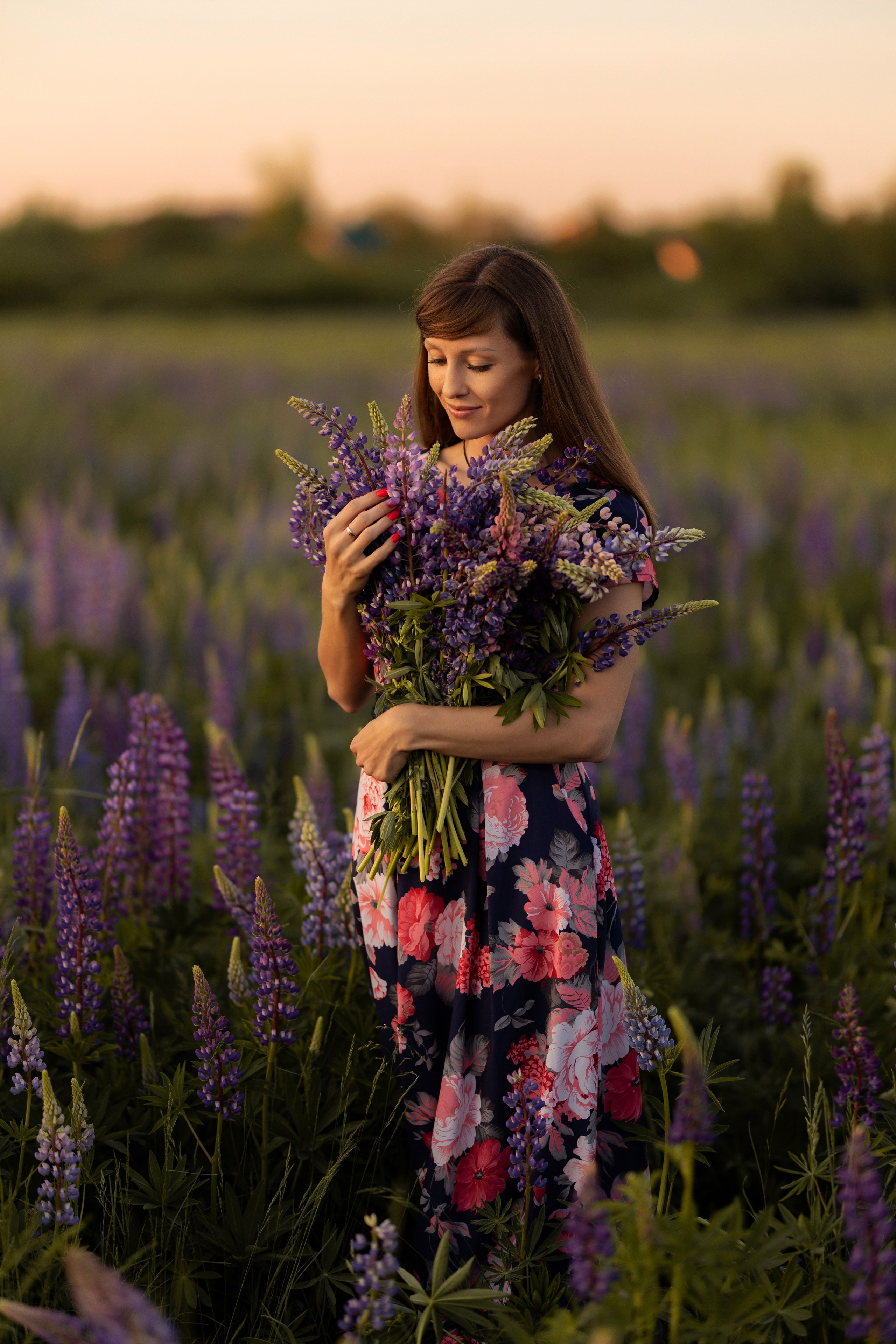 Фотосессия с люпинами. Семейный и свадебный фотограф в Санкт-Петербурге Татьяна Швыкова