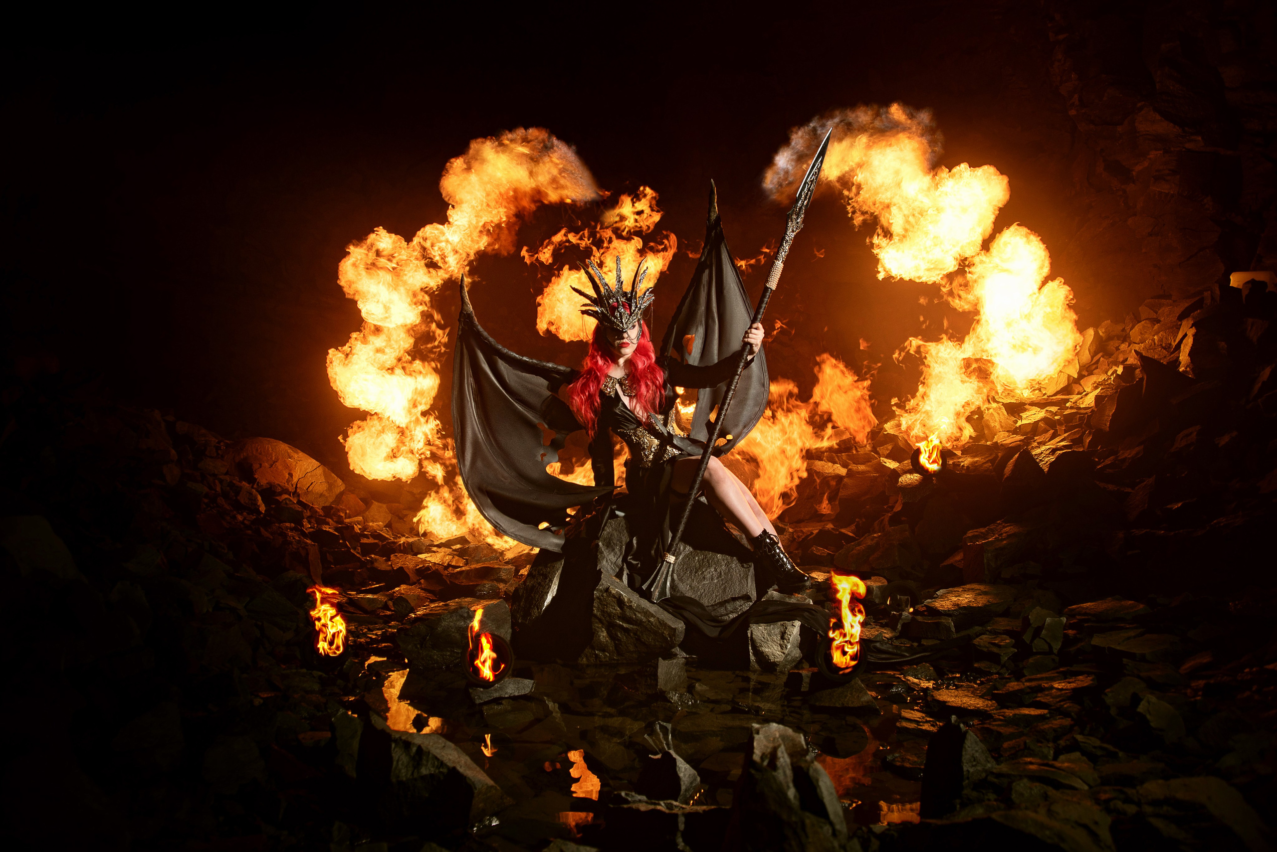 Фотосессии с огнем. Ксения Далишнева — сказочный фотограф во Владивостоке