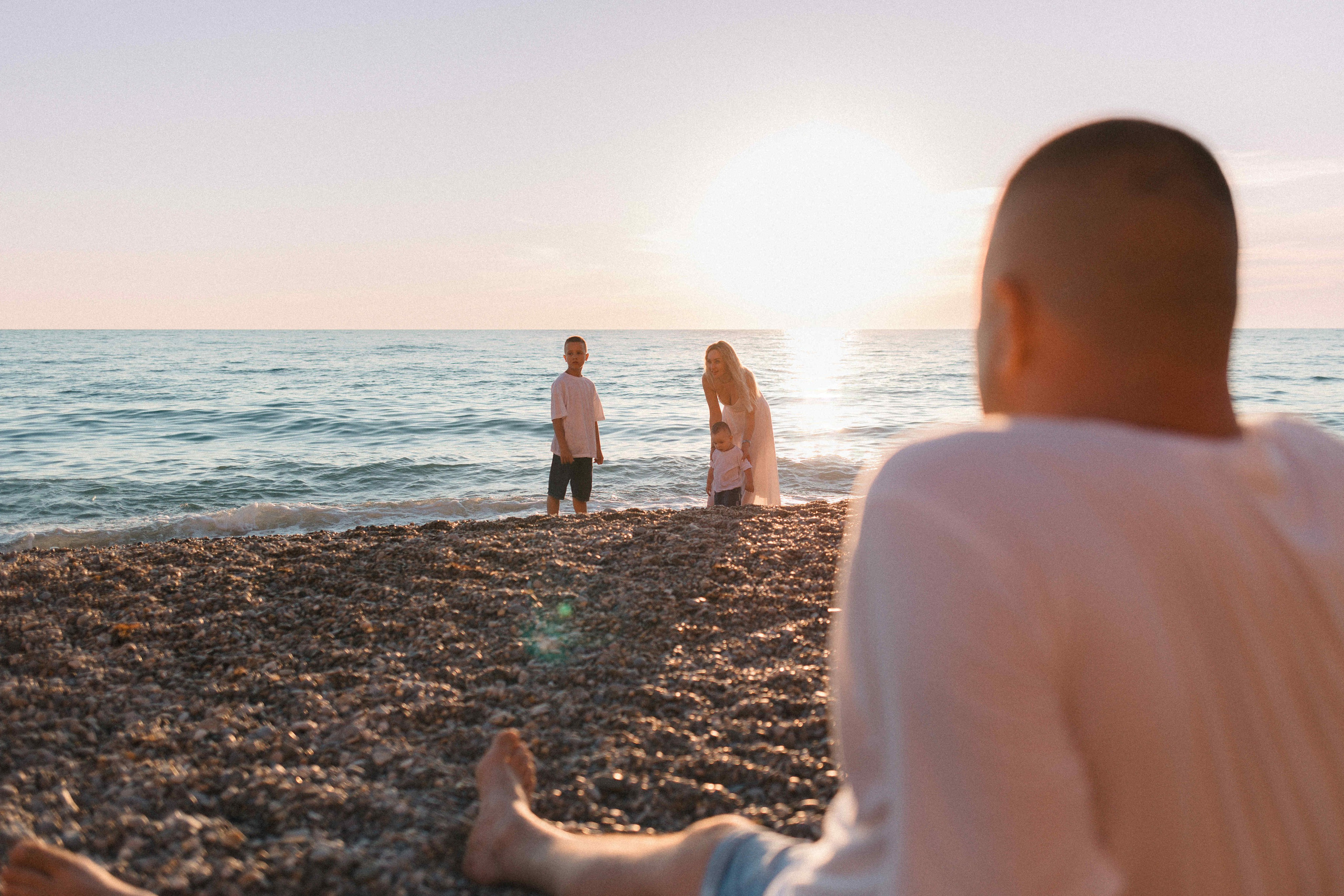 Море, закат, любовь🖤. Свадебный фотограф Мироманов Николай в Крыму