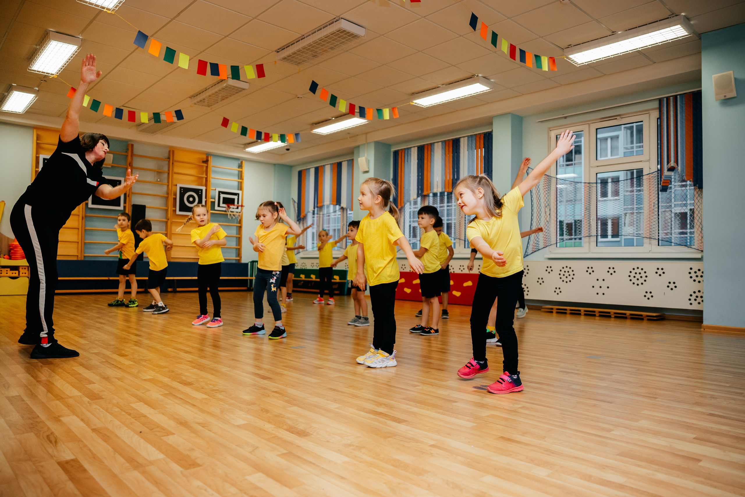 Спортивный досуг в детском саду. Семейный lifestyle фотограф в Санкт-Петербурге Людмила Пахомова