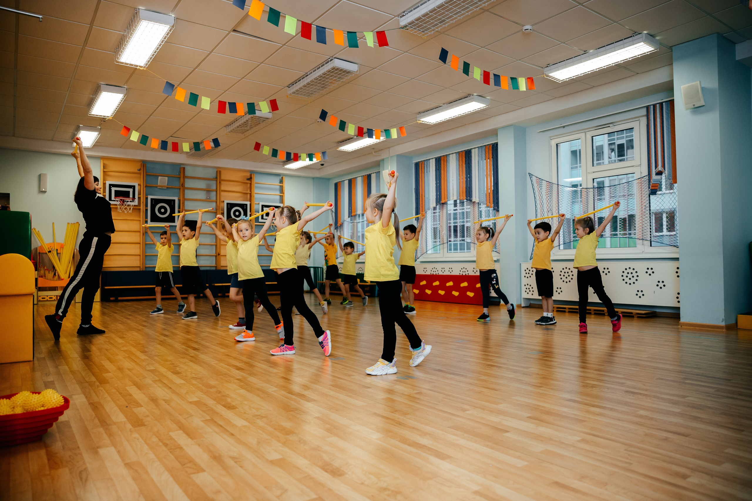 Спортивный досуг в детском саду. Семейный lifestyle фотограф в Санкт-Петербурге Людмила Пахомова