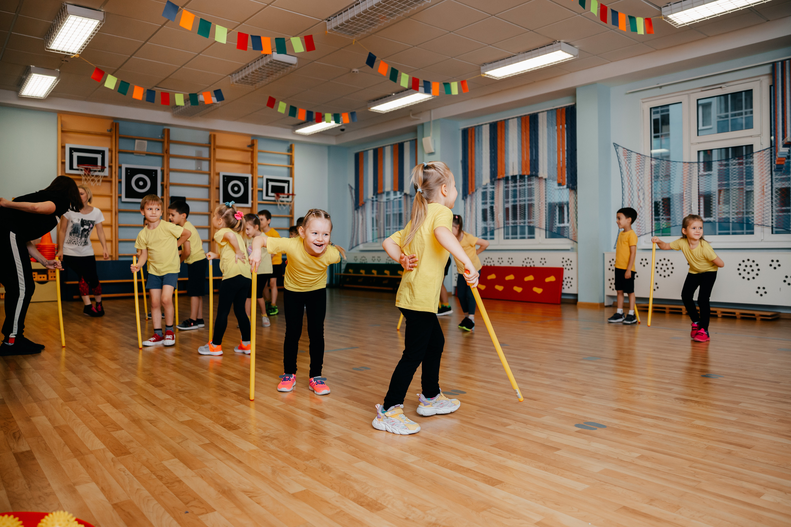 Спортивный досуг в детском саду. Семейный lifestyle фотограф в Санкт-Петербурге Людмила Пахомова