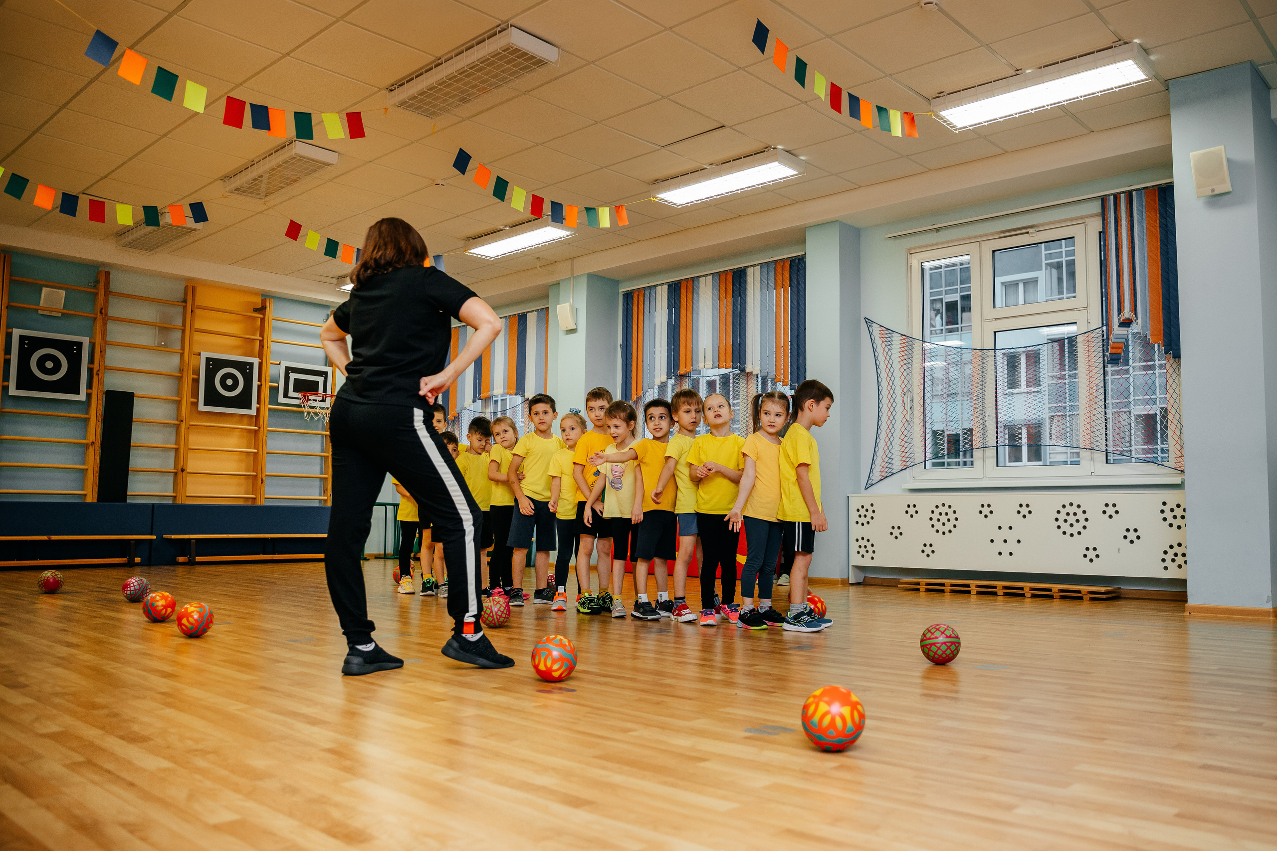 Спортивный досуг в детском саду. Семейный lifestyle фотограф в Санкт-Петербурге Людмила Пахомова