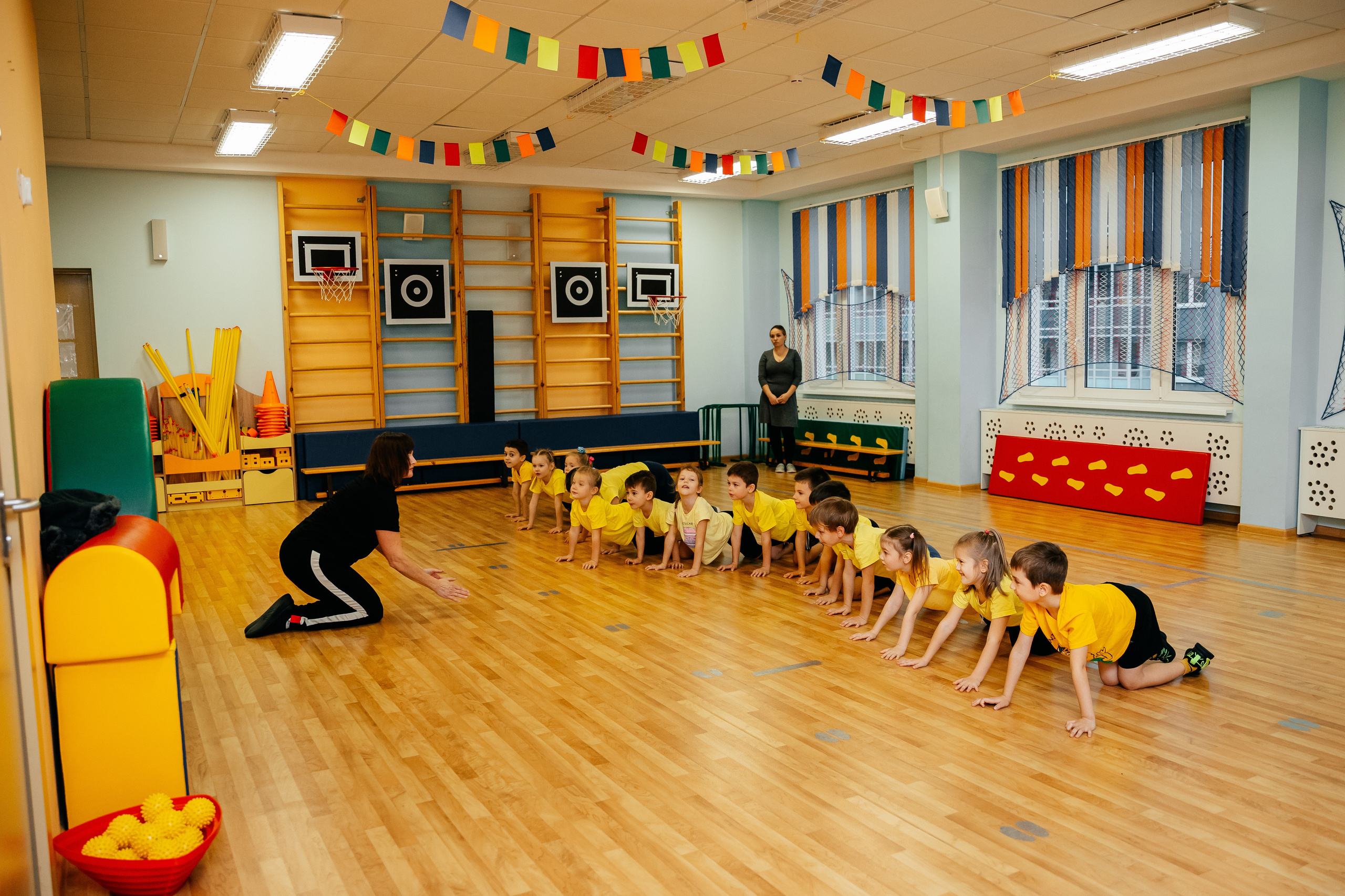 Спортивный досуг в детском саду. Семейный lifestyle фотограф в Санкт-Петербурге Людмила Пахомова