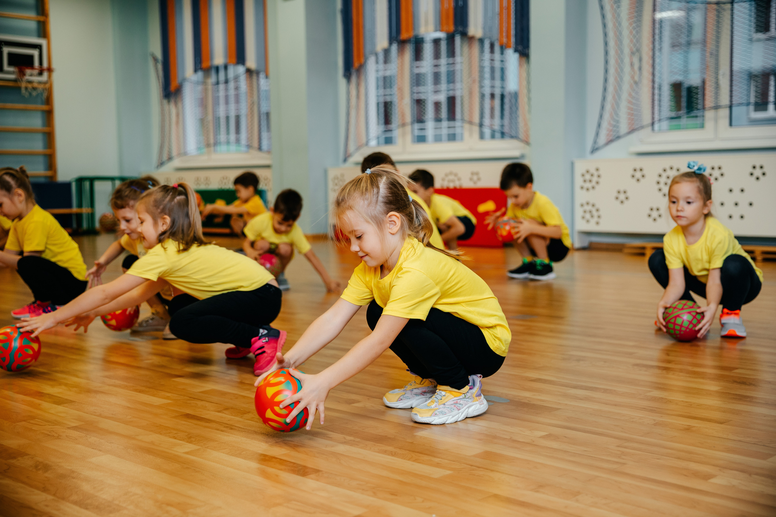 Спортивный досуг в детском саду. Семейный lifestyle фотограф в Санкт-Петербурге Людмила Пахомова