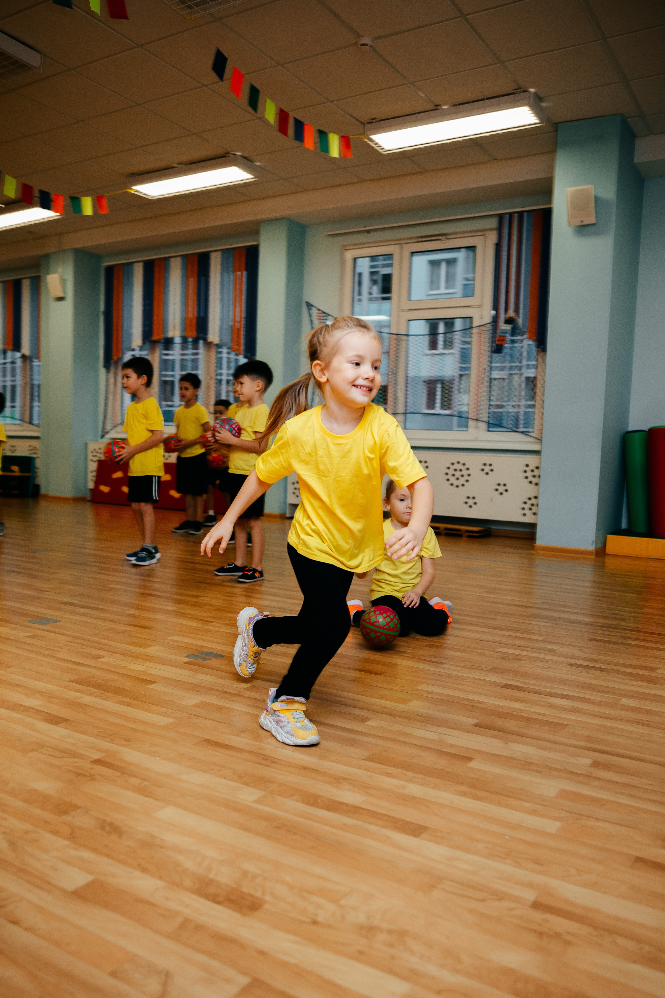 Спортивный досуг в детском саду. Семейный lifestyle фотограф в Санкт-Петербурге Людмила Пахомова