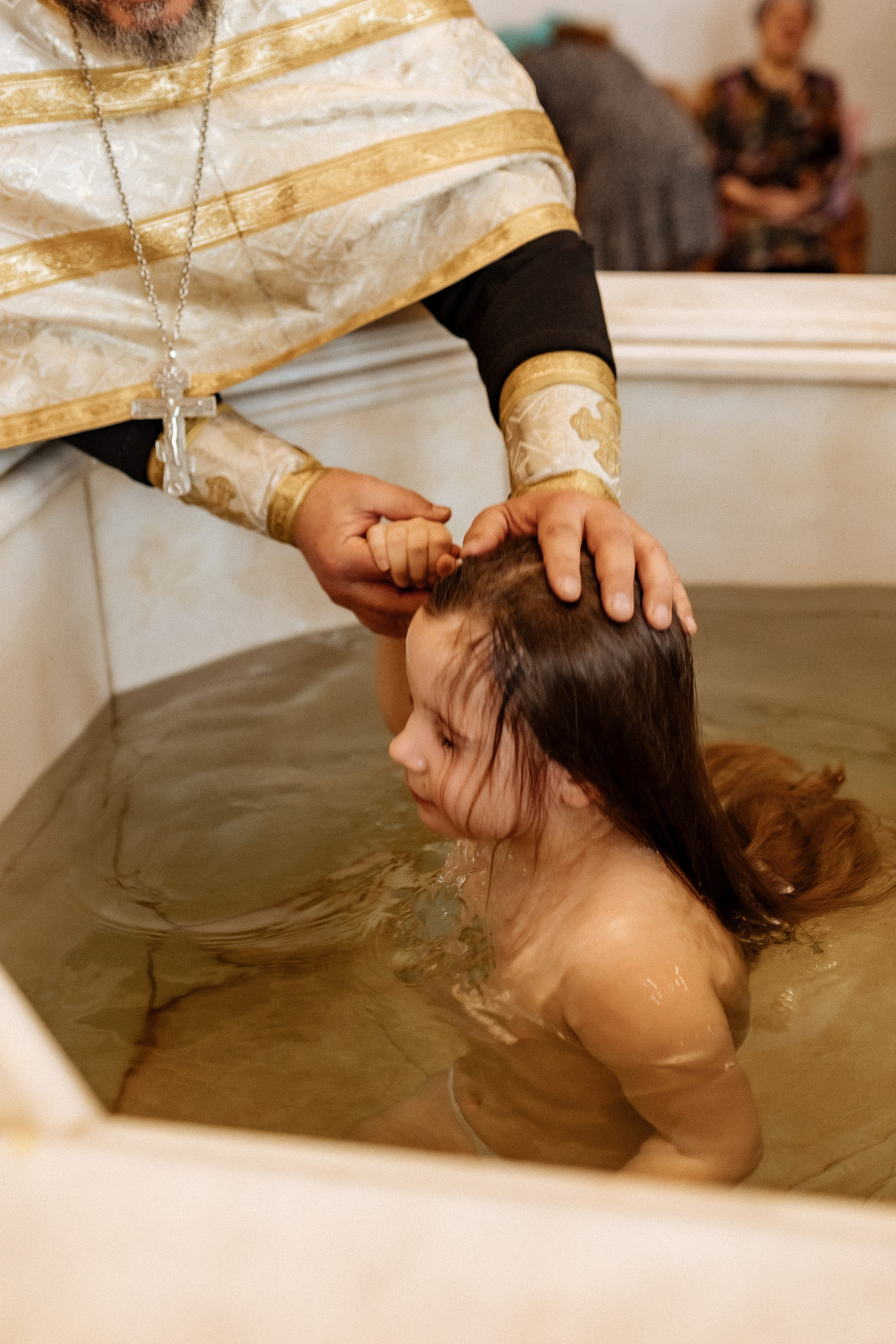 Крещение. Церковь иконы Божией Матери Живоносный Источник в Царицыно. Профессиональный фотограф, Москва |Видное Елена Елизарова