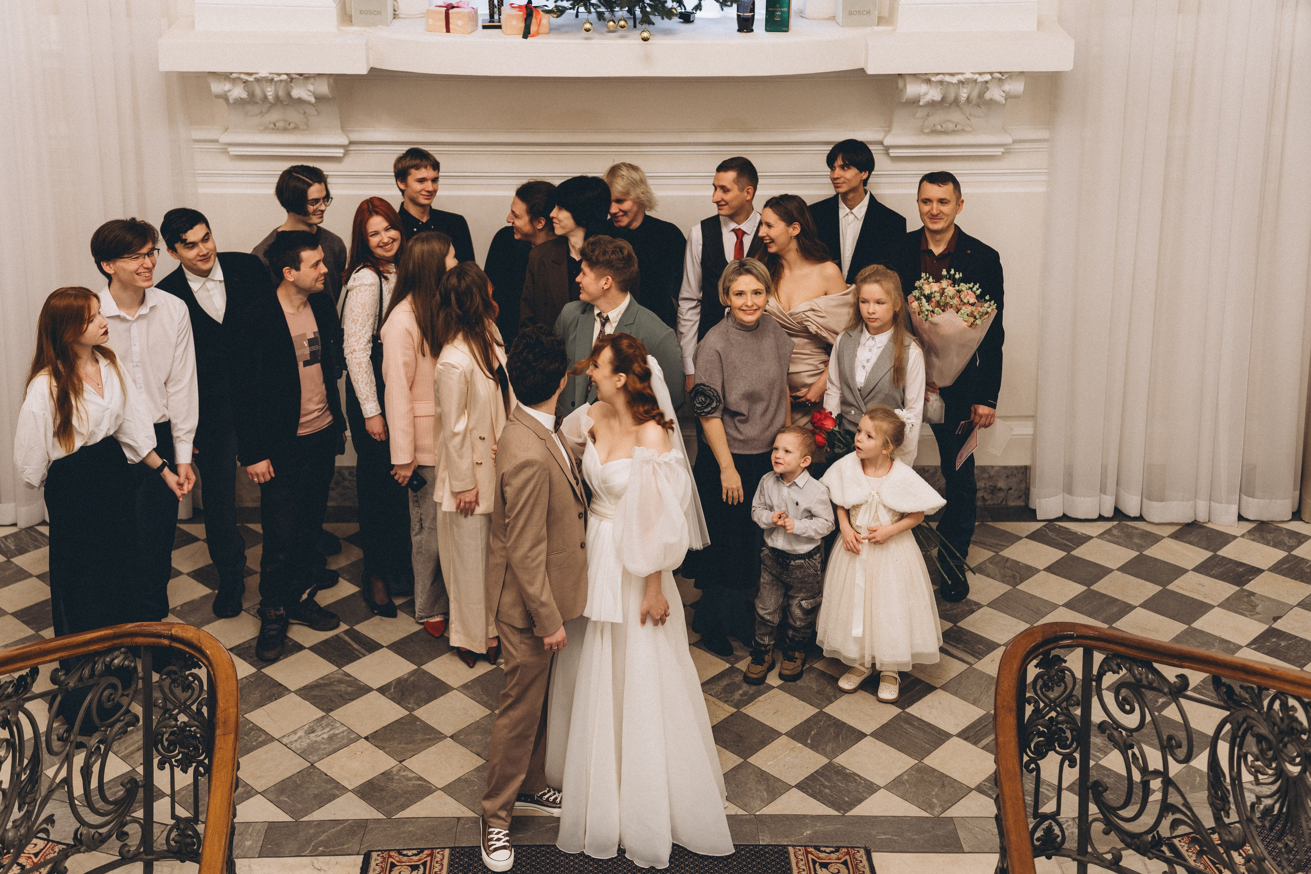 СВАДЕБНАЯ СЬЕМКА ВО ВТОРОМ ДВОРЦЕ С ГОСТЯМИ И ПРОГУЛКА В ТАВРИЧЕСКОМ САДУ. Профессиональный фотограф, Санкт-Петербург — Виктория Богомолова