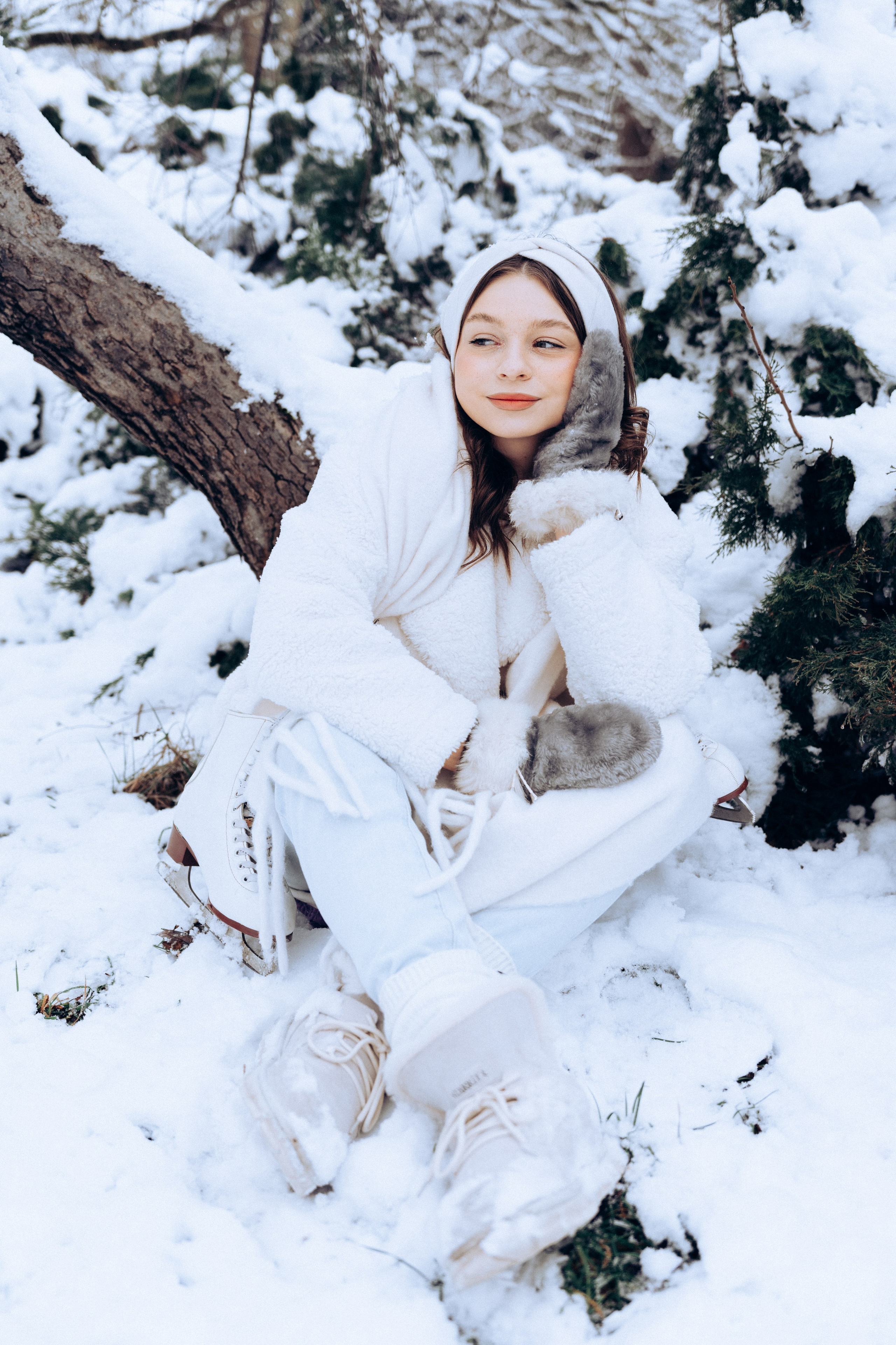 Ксения | Снежная зима. Портретный свадебный фотограф Крым | Евгения Щитенко