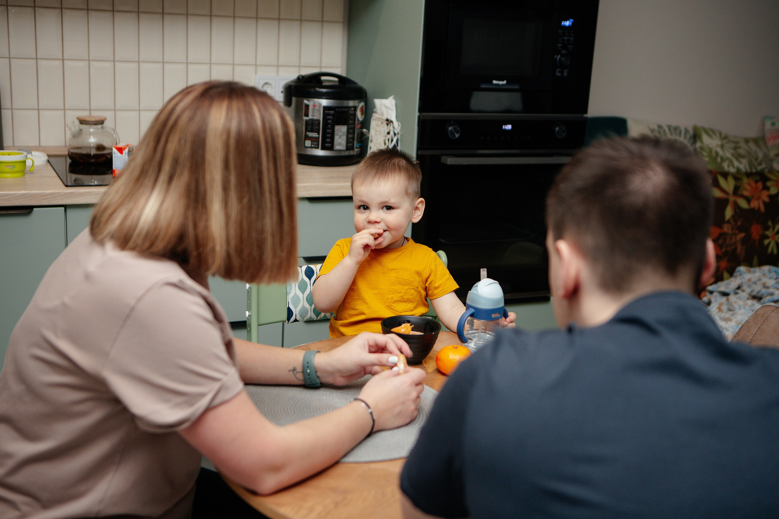 Роман и его семья. Семейный и детский фотограф в Москве Александра Мак
