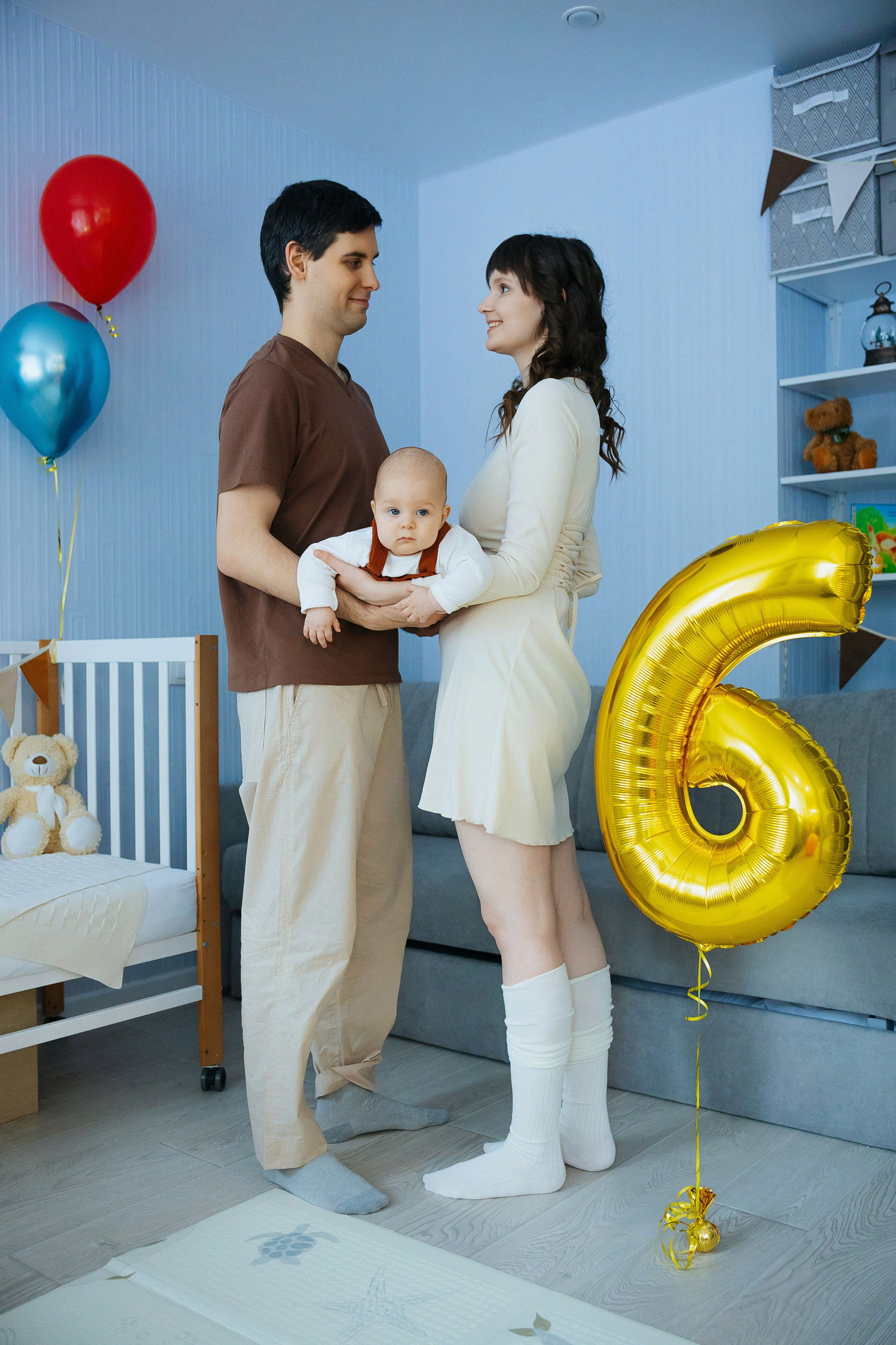 Илюшe 6 месяцев. Семейный и детский фотограф в Москве Александра Мак