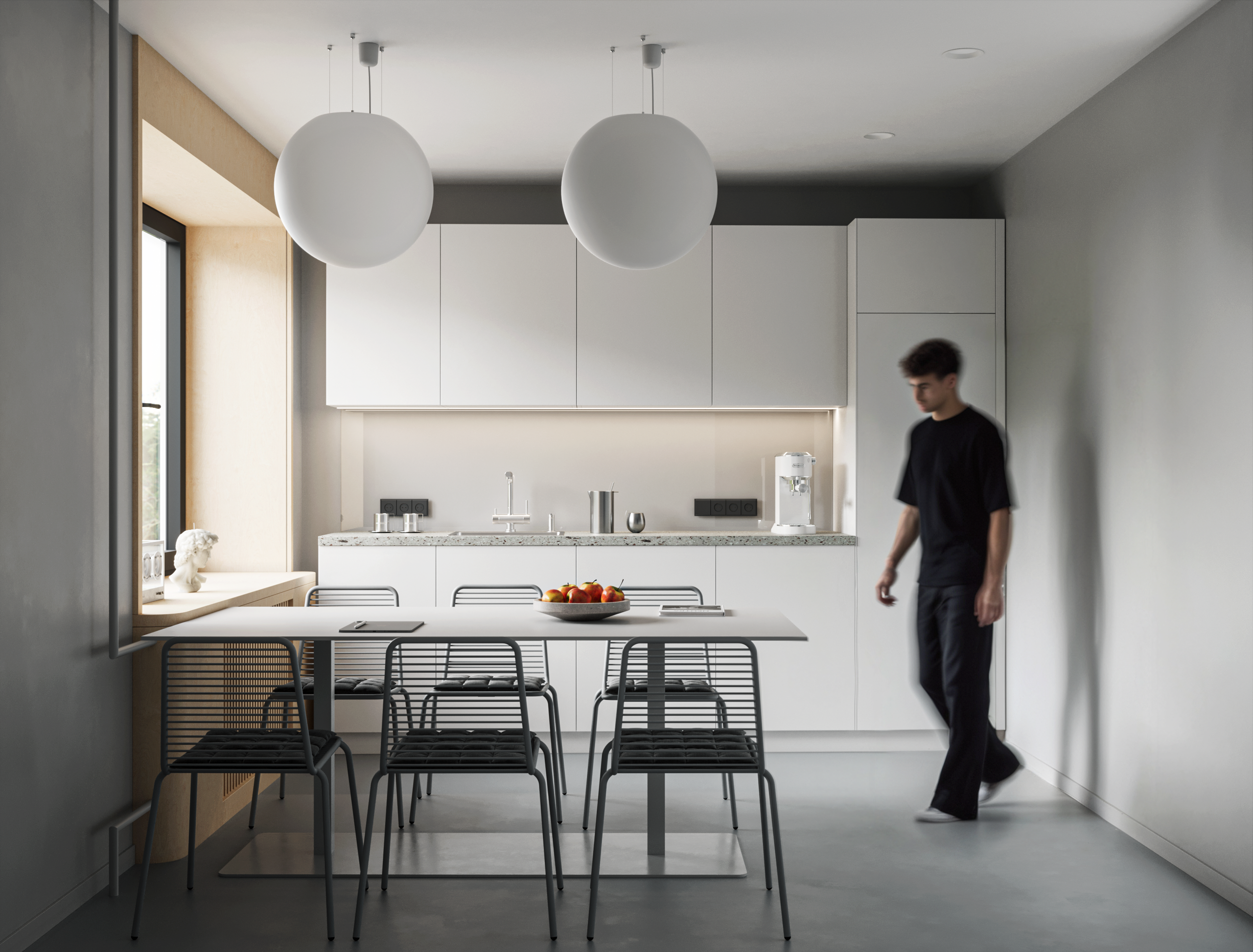 Office interior design. Cg artist Shchapov Dmitry