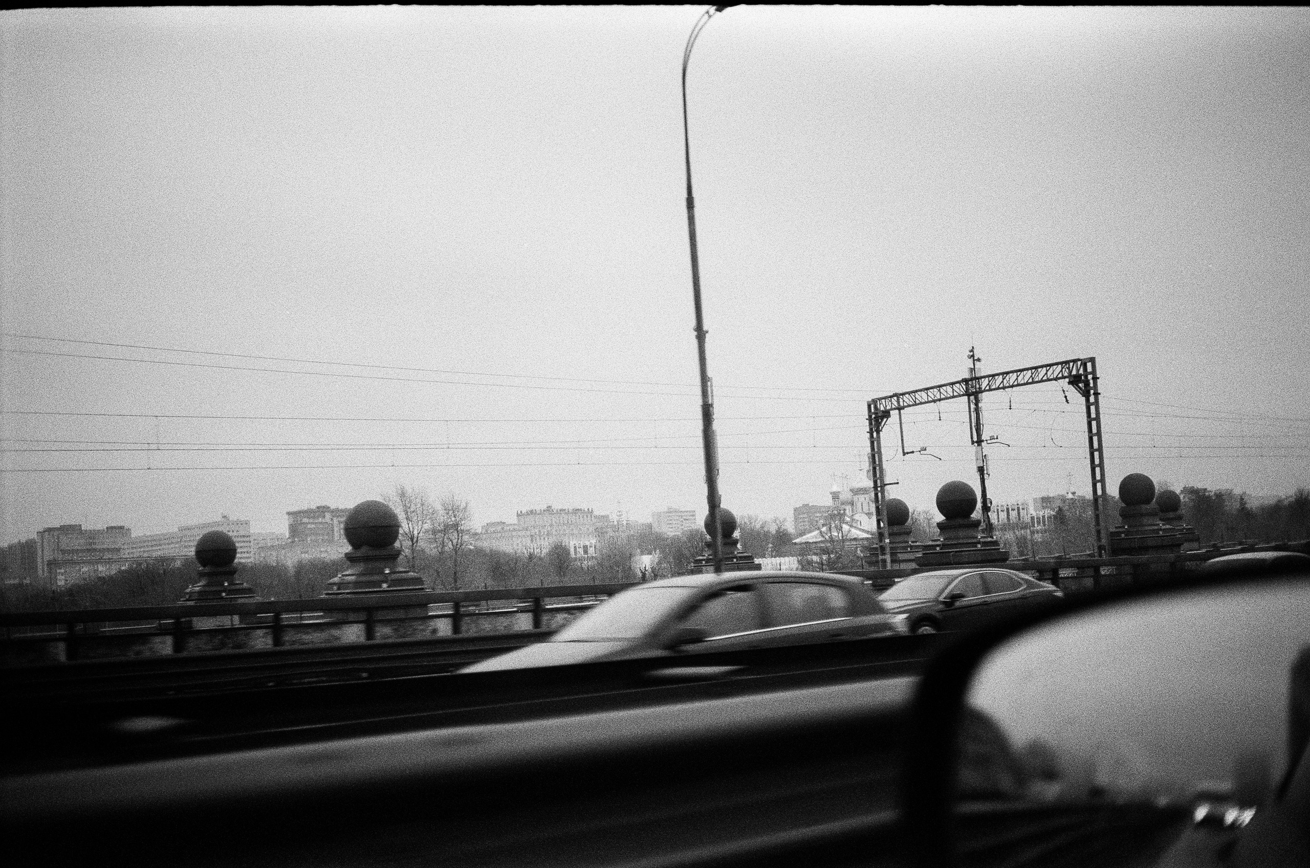Москва на черно-белую пленку Kodak Double X 5222 BW ISO 125