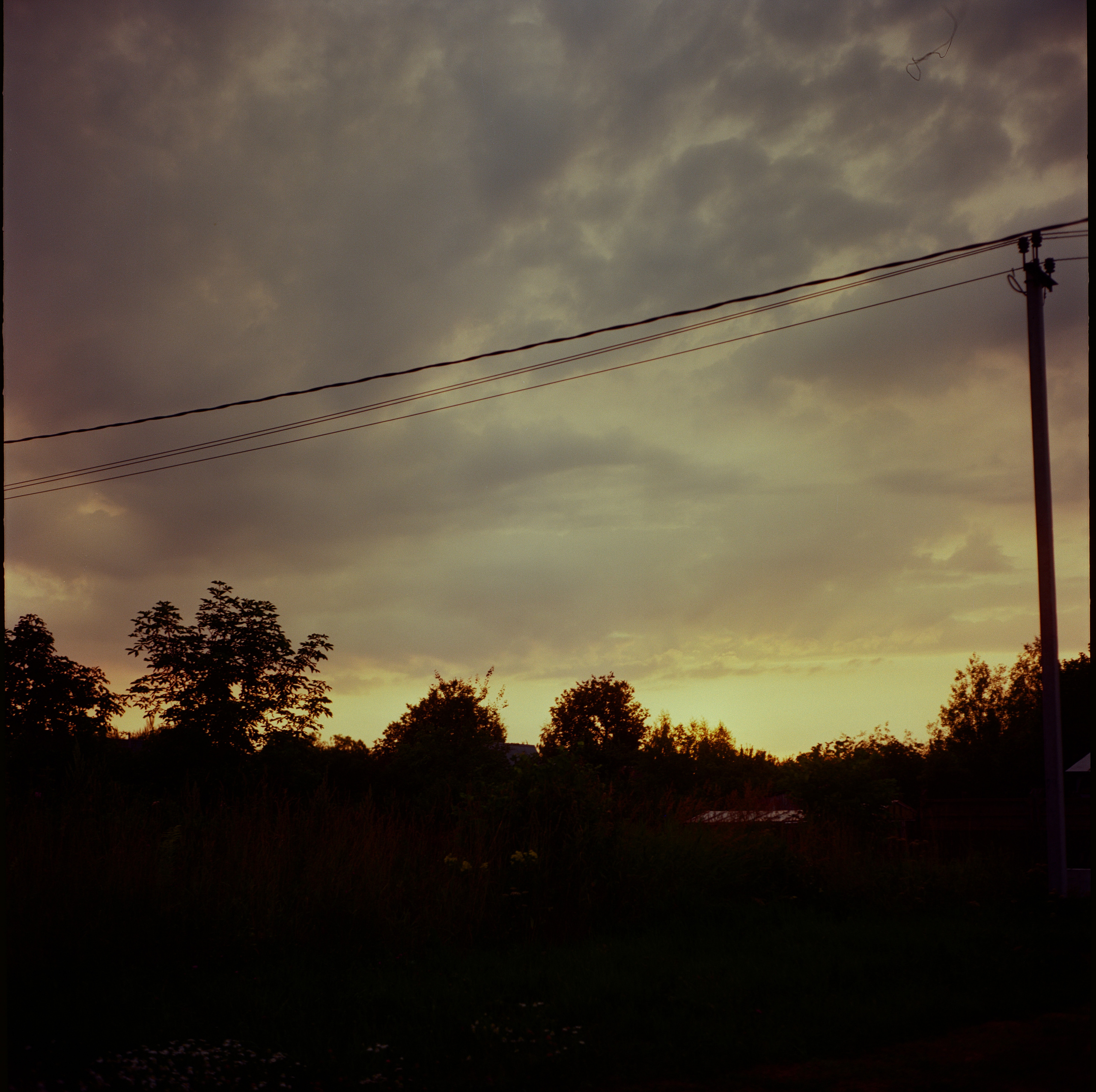 Закат на Kodak Ektar 100 и Yashica Mat-124