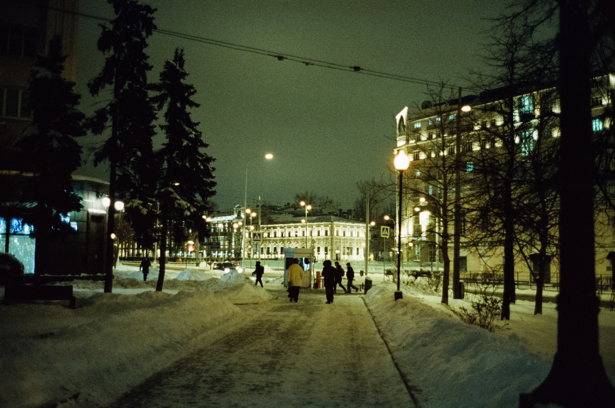 Центр Москвы на кинопленку Kodak Vision 3 500T (Contax G1 Green Label)