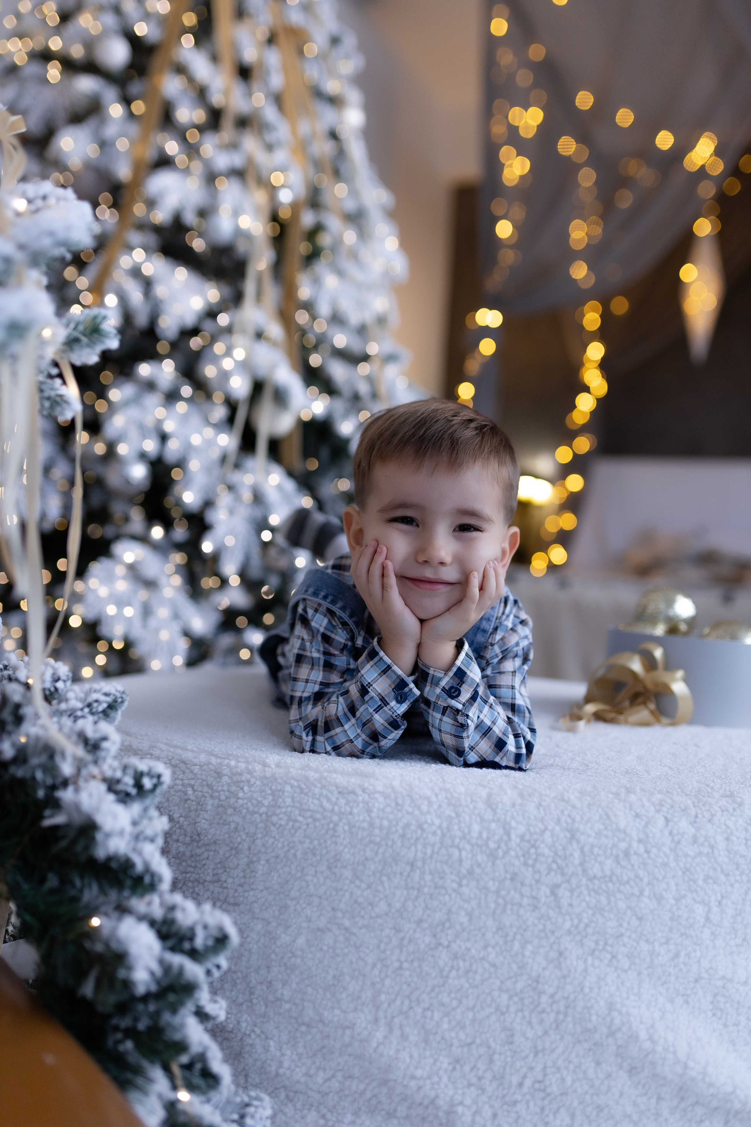 Семейная новогодняя фотосессия. Свадебный и семейный фотограф Виолетта в Липецке