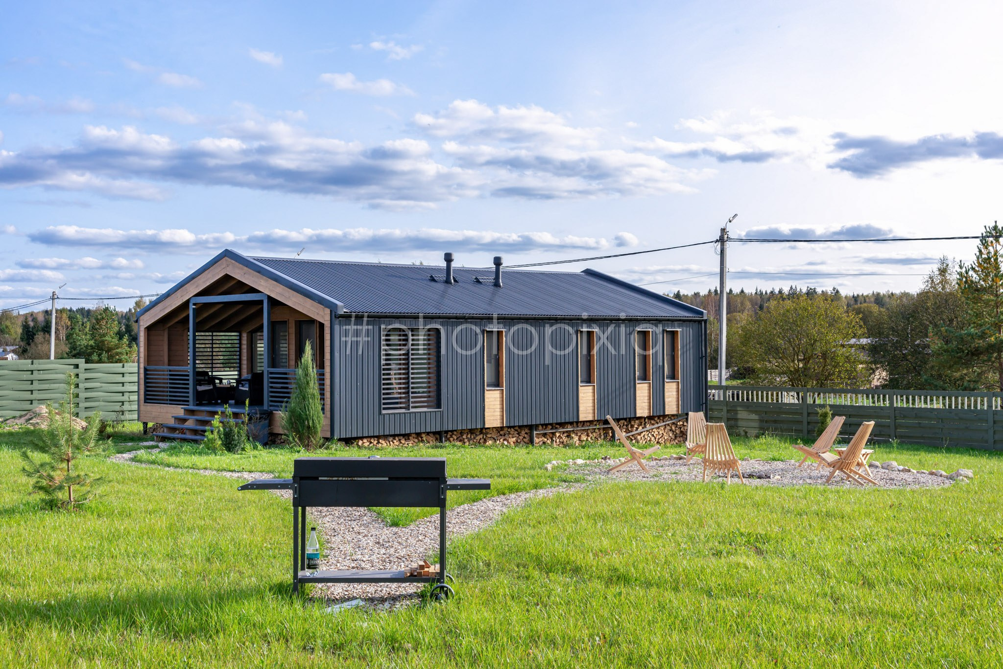 Съёмка загородного дома для аренды в ДПК Большие Всходы. Интерьерная съёмка и виртуальные туры — Интерьерный фотограф Кузнецов Сергей (photopixiq)