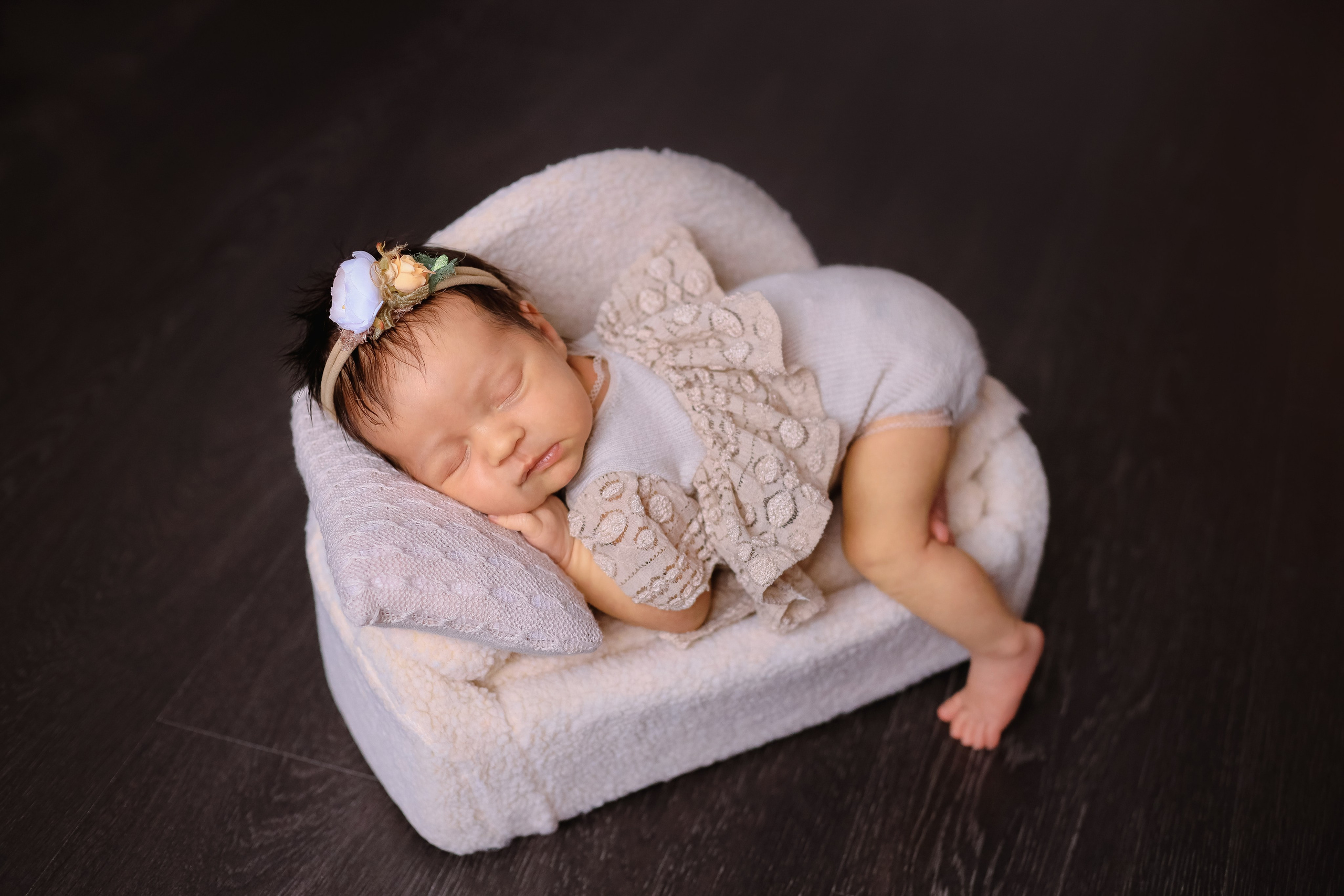 Аня 11 дней. Семейный фотограф и фотограф новорожденных в Санкт-Петербурге Алина Фе