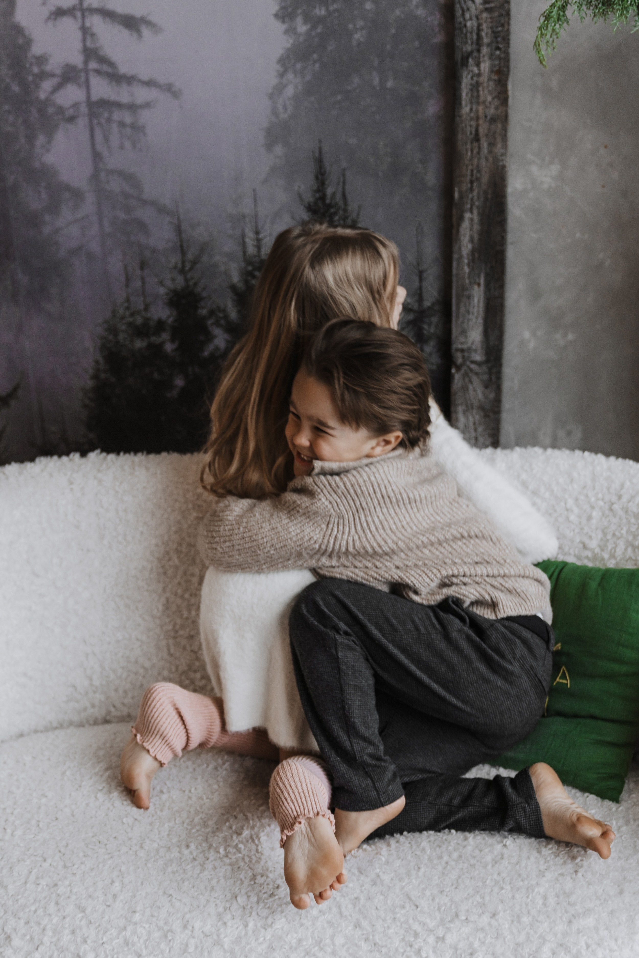 Лиза, Скарлетт, Винсент и Деннис. Минск, Рождество. Olga Modjaro