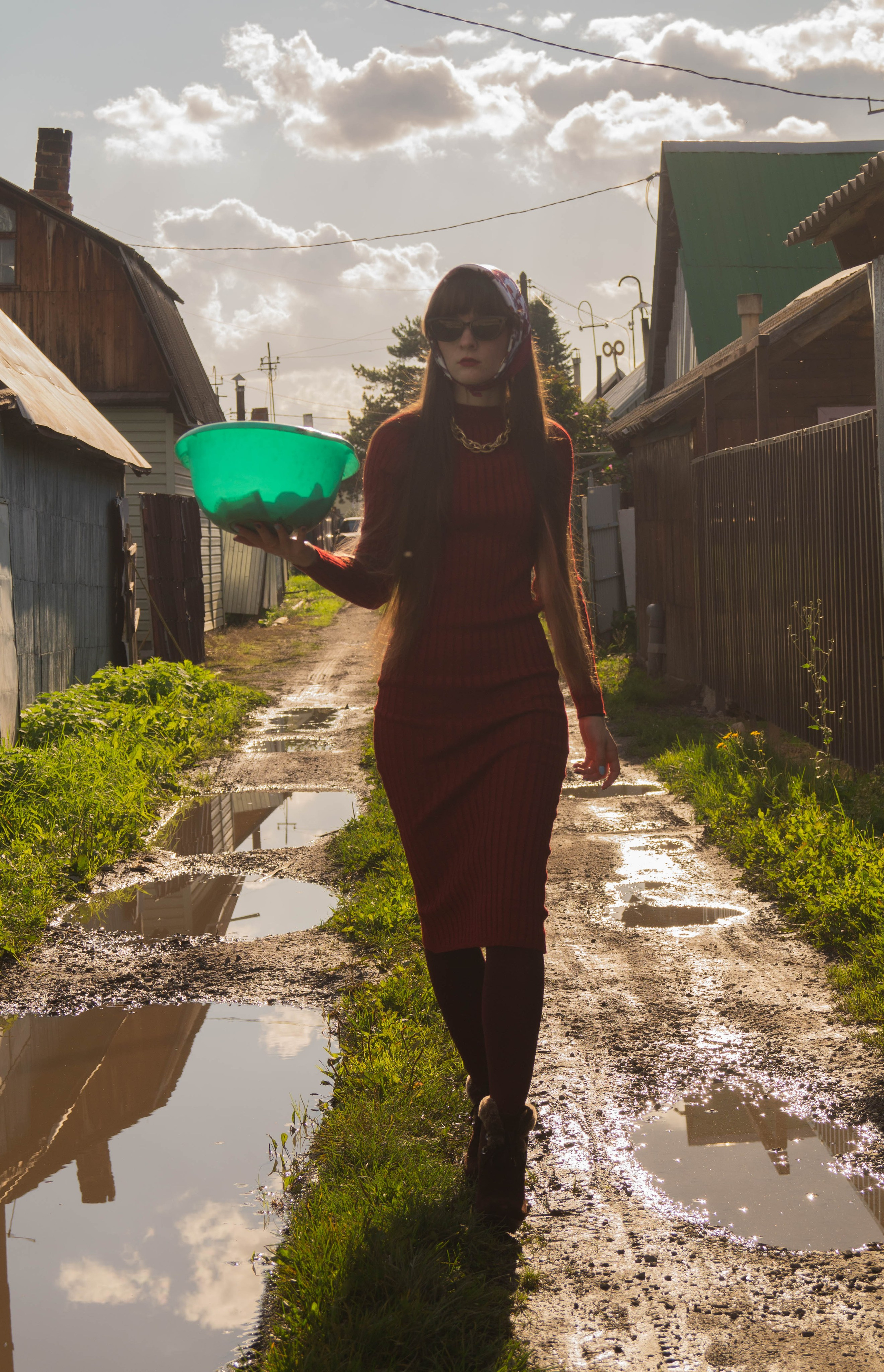 Концептуальная съёмка «Fashion колхоз». Фотография Кемерово