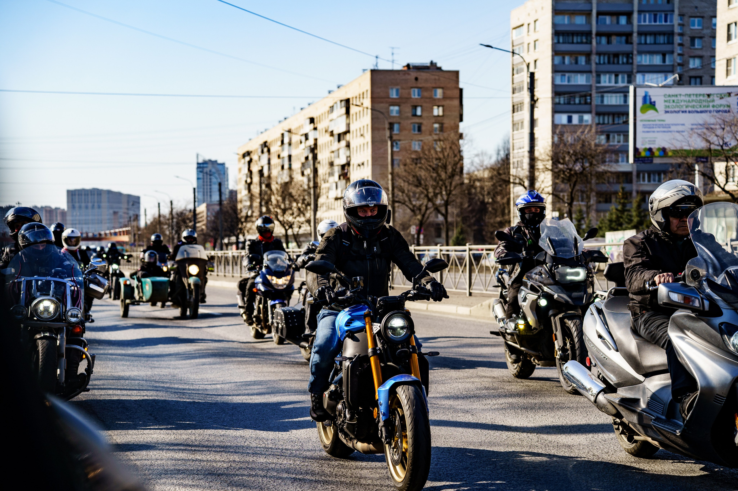 Прохват мотоклуба Norman Riders ч.1. Концертный и репортажный фотограф в Санкт-Петербурге Слава Пахомов