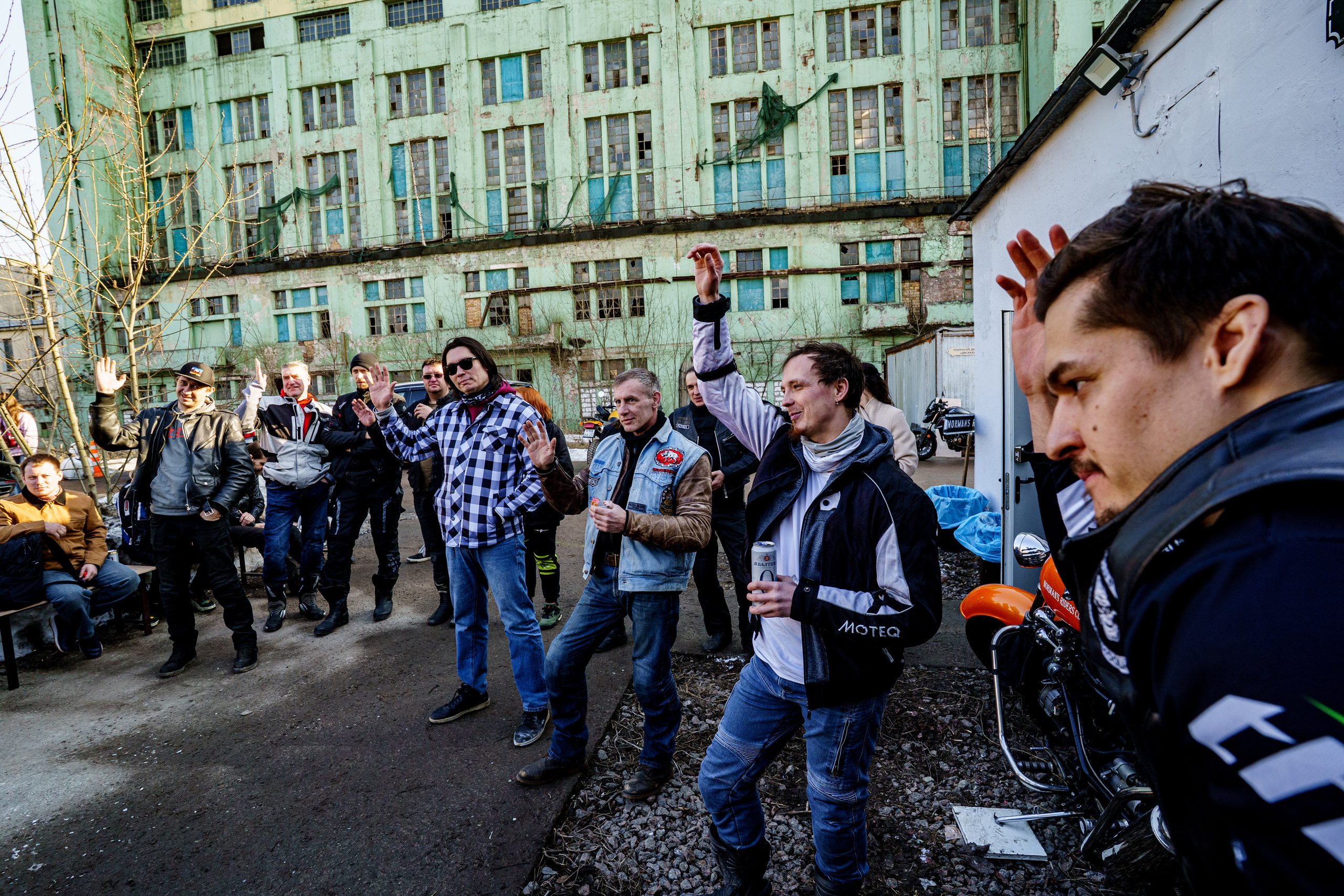 Прохват мотоклуба Norman Riders ч.2. Концертный и репортажный фотограф в Санкт-Петербурге Слава Пахомов