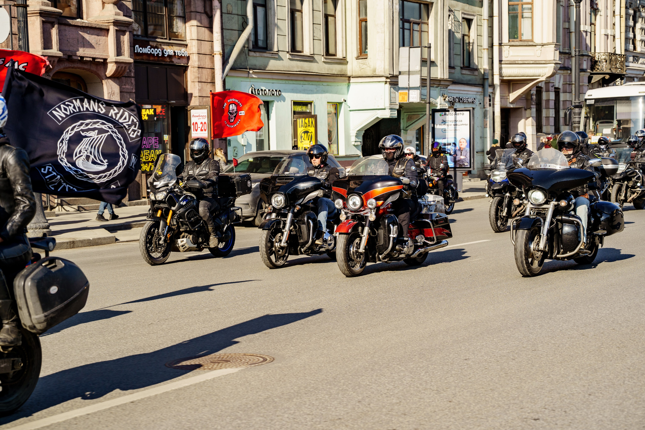 Прохват мотоклуба Norman Riders ч.1. Концертный и репортажный фотограф в Санкт-Петербурге Слава Пахомов