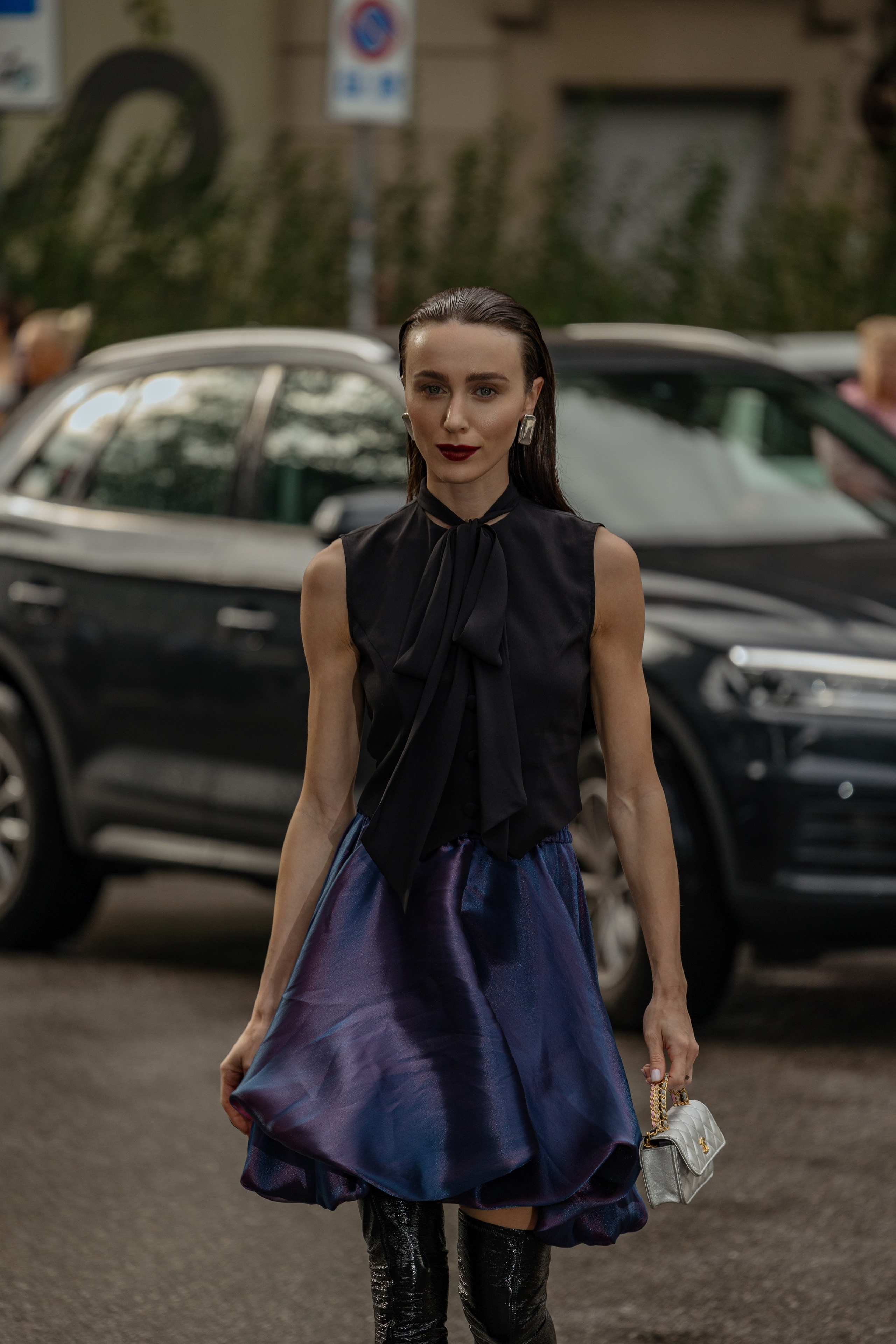 MFW SPRING/SUMMER 2024 EMPORIO ARMANI. Photographer in Milan Ivan Goncharov