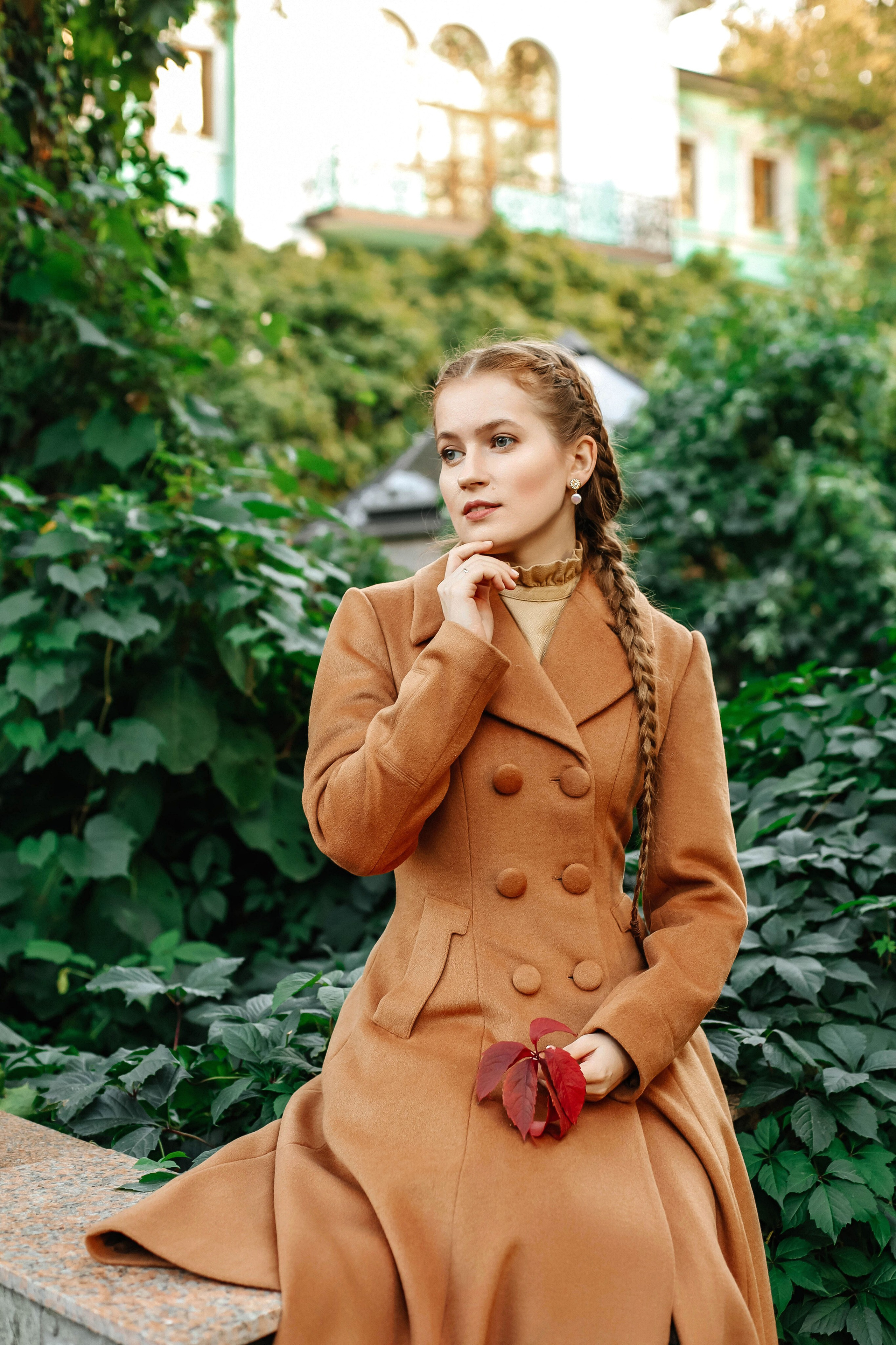 Женская осеняя винтажная фотосессия в Москве. Свадебный и семейный фотограф в Москве