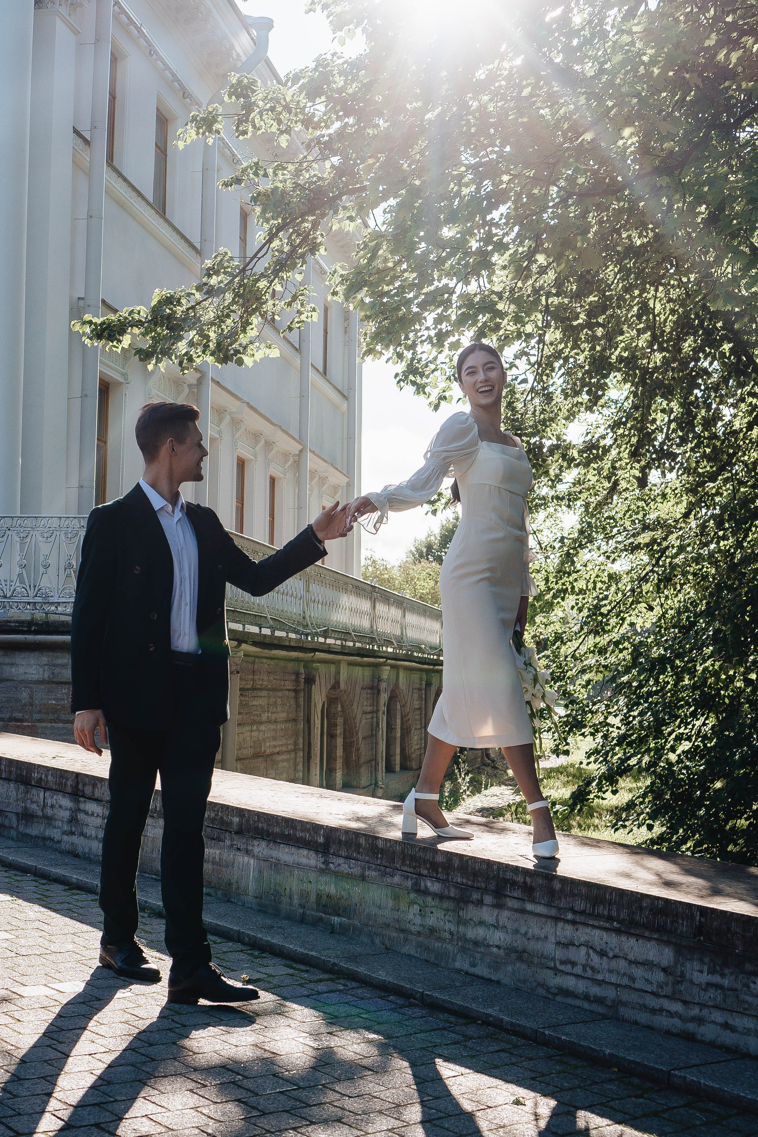 СВАДЕБНАЯ СЬЕМКА НА РАССВЕТЕ НА ЕЛАГИНОМ ОСТОРОВЕ. Профессиональный фотограф, Санкт-Петербург — Виктория Богомолова