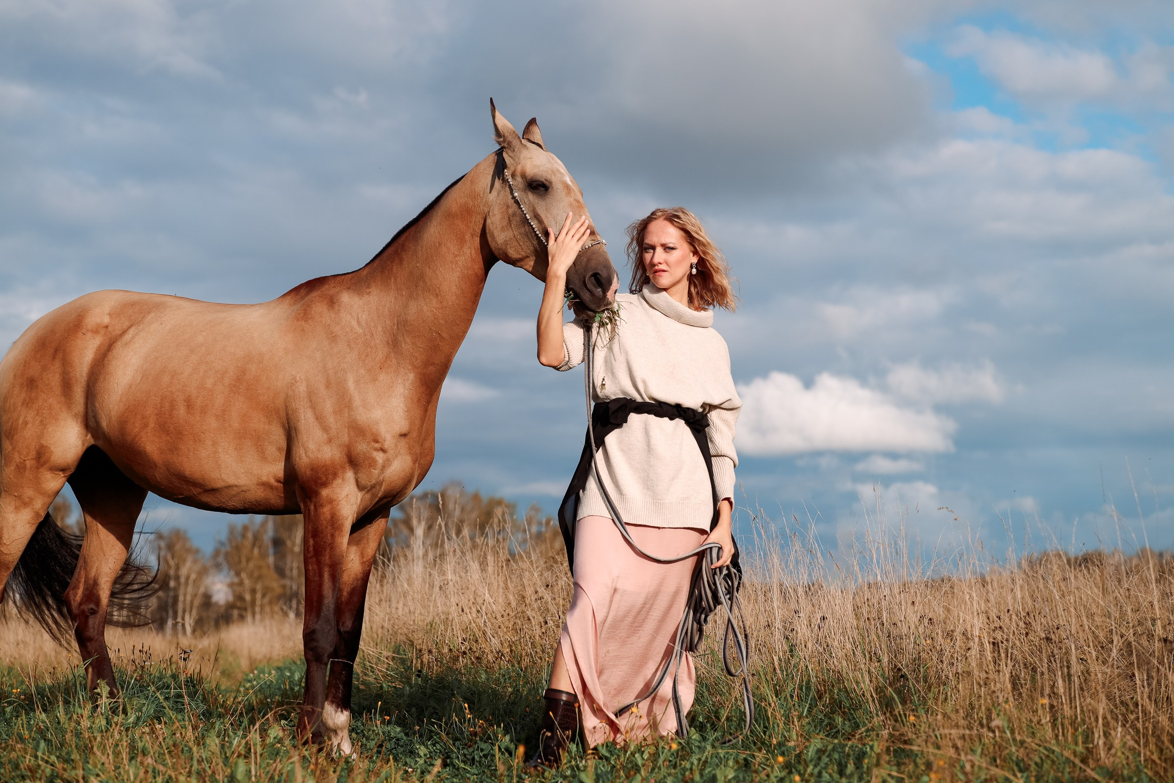 съемка с конем