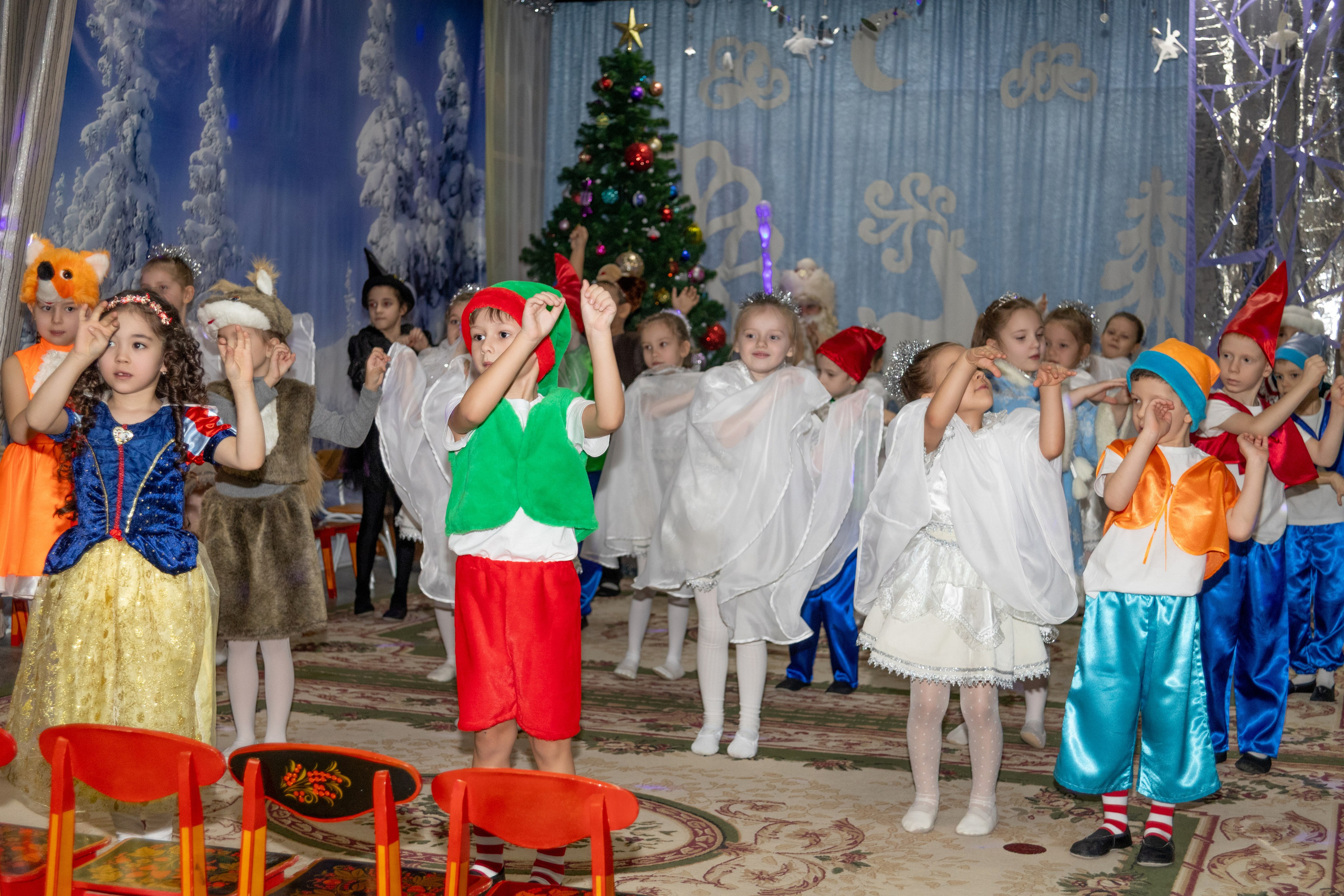 Новогодний утренник подготовительной группы. Индивидуальный и свадебный фотограф в Москве, Электростали и Туле Кадейкина Екатерина