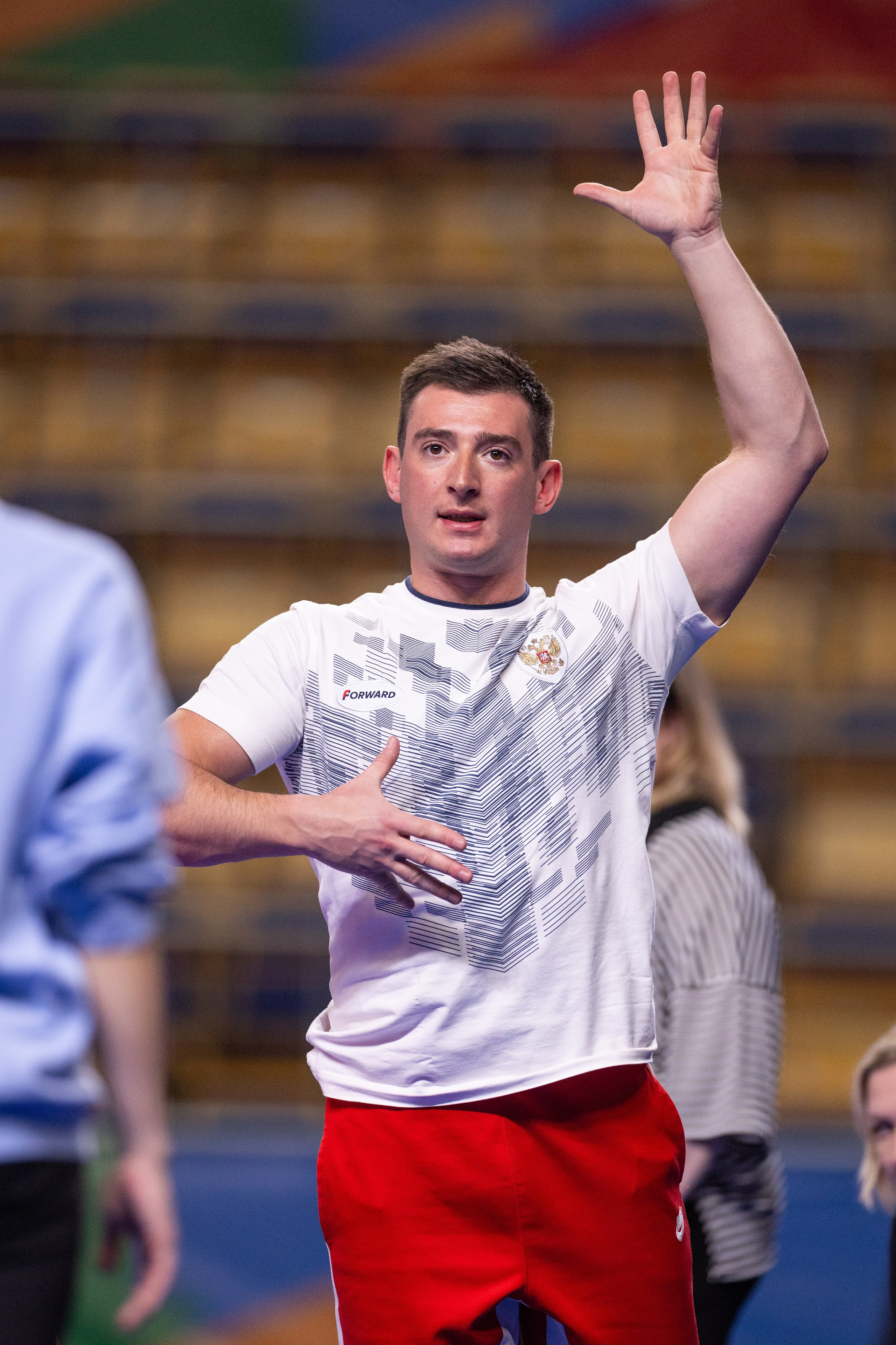 Мастер класс хореографа сборной России по художественной гимнастике Кирилла Баркана. Спортивный репортажный фотограф Казань Нафис Сиразетдинов