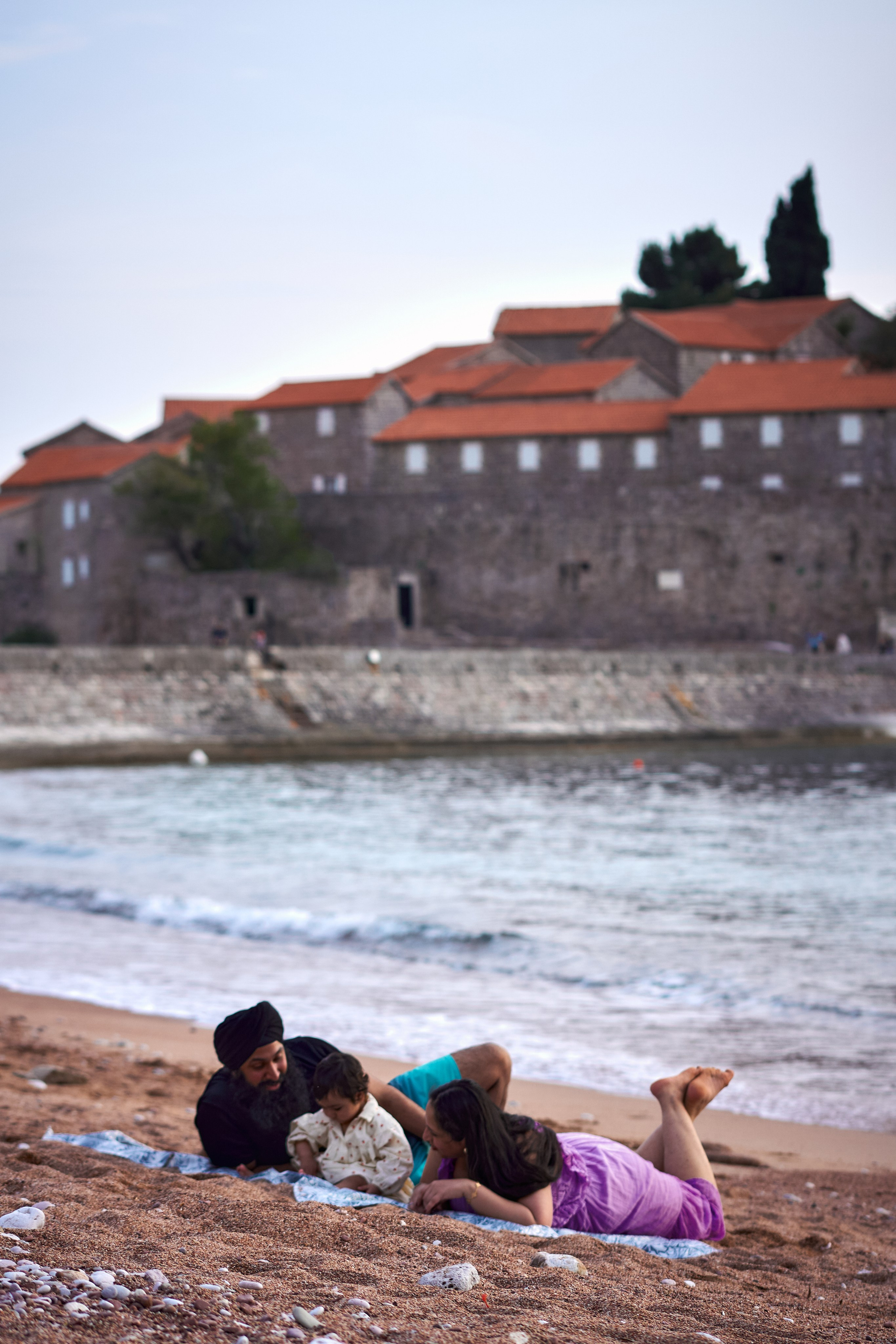 Фотограф в Черногории | Семейная фотосессия в Милочере и Свети Стефане