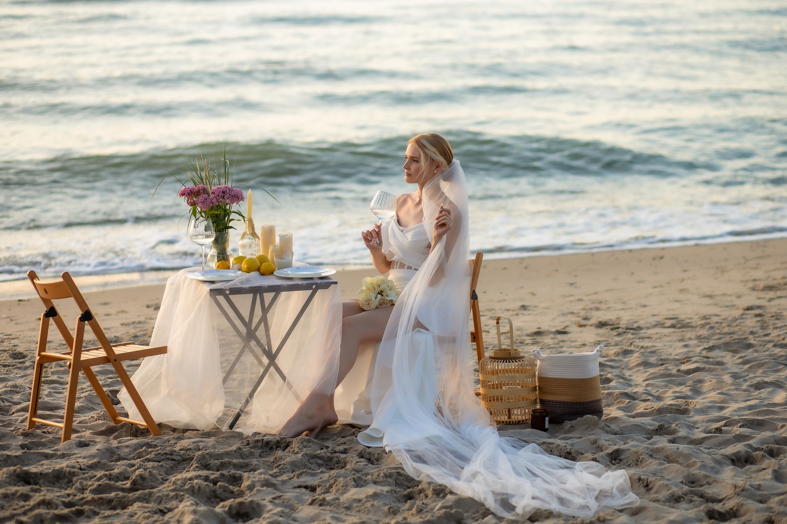 Александра и Влад. На закате. Фотограф в Калининграде Решетникова Алина