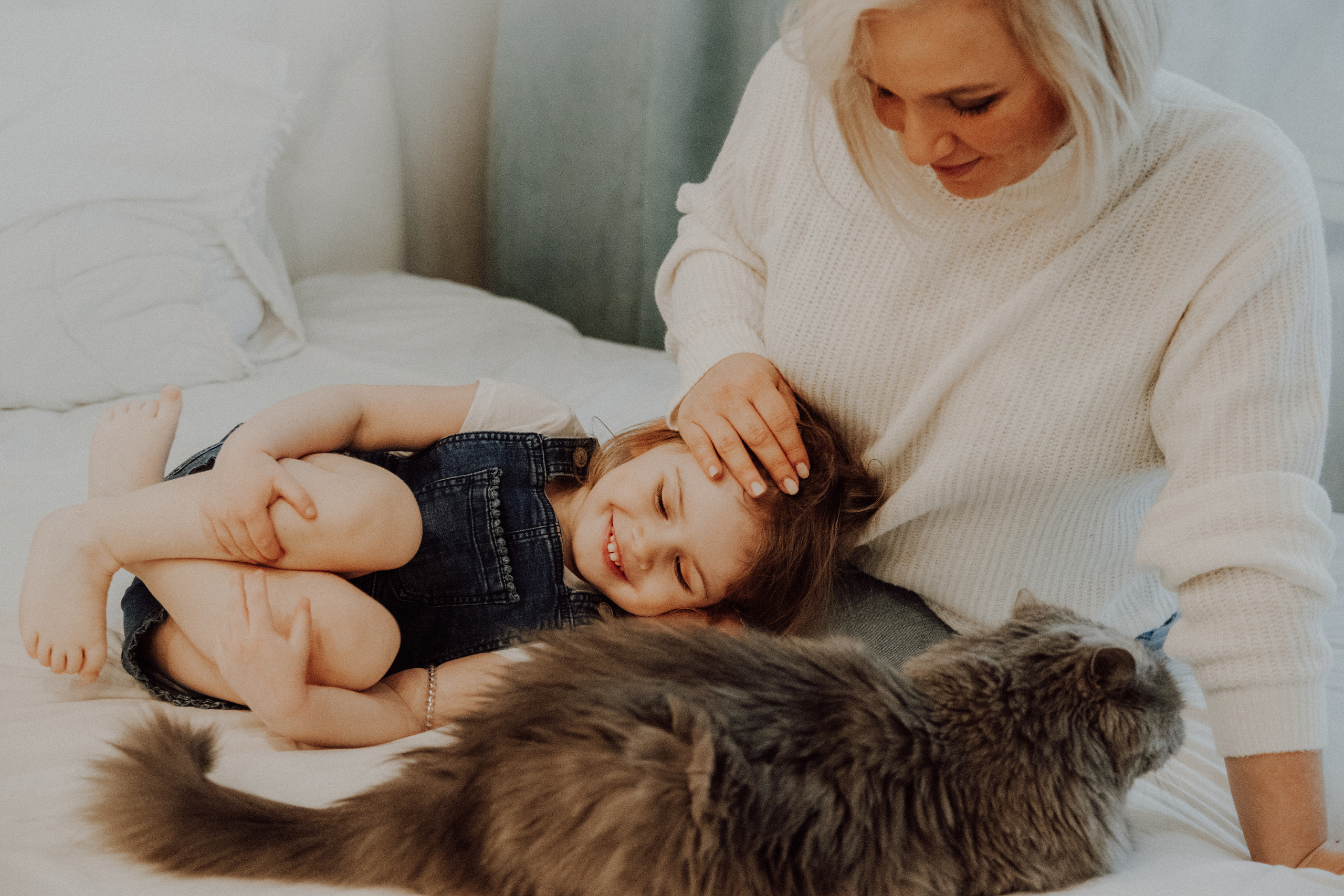 Три сердца и одно пушистое. Семейный фотограф в Москве