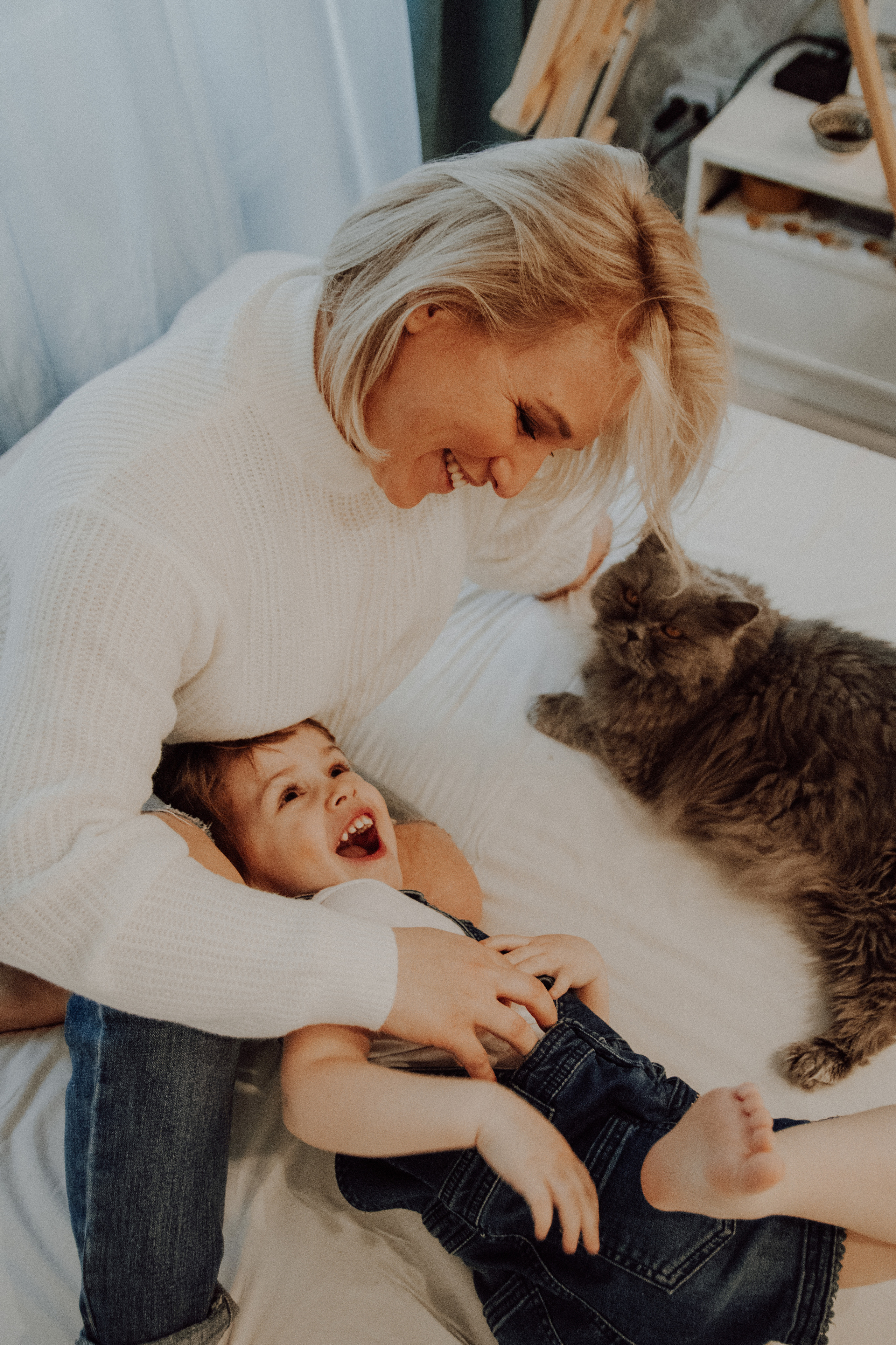 Три сердца и одно пушистое. Семейный фотограф в Москве