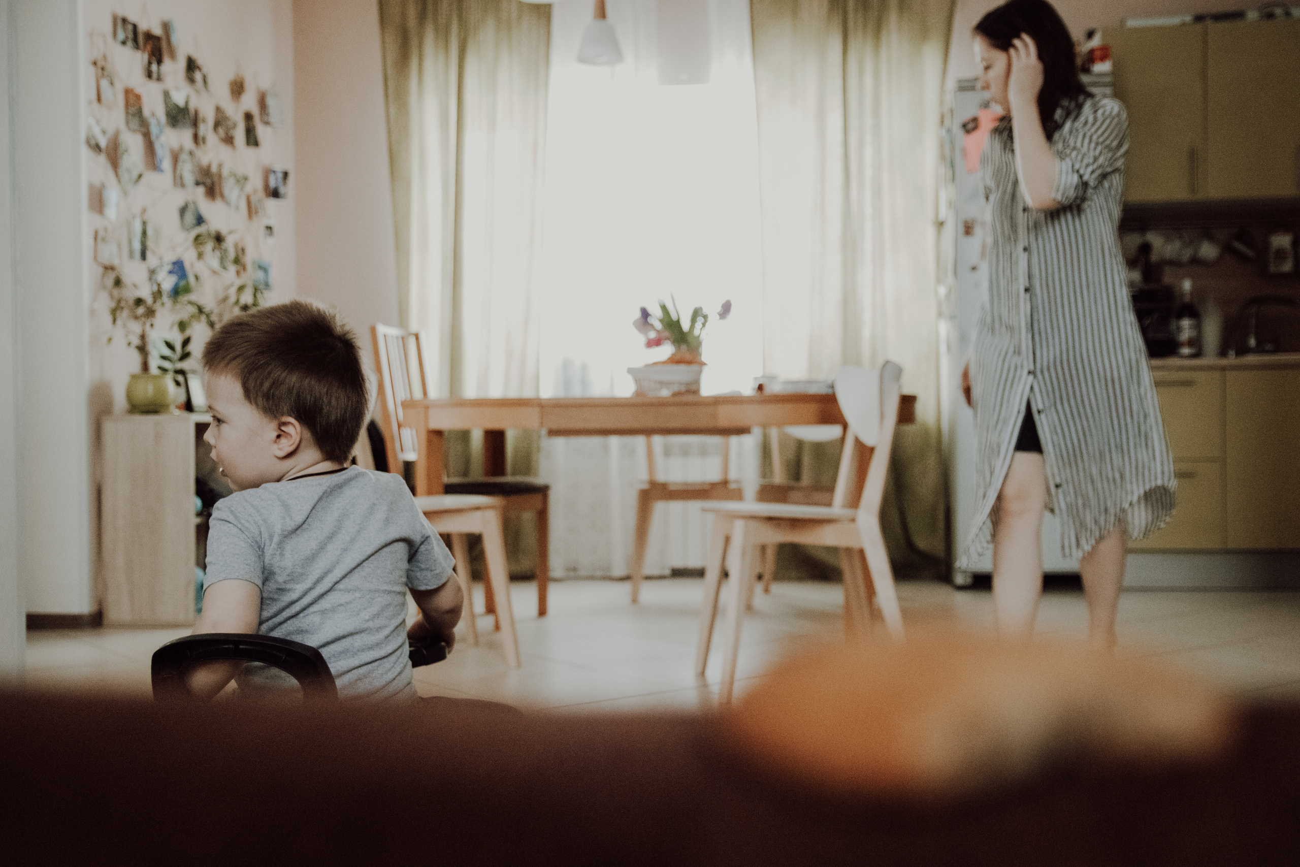 В доме с лестницей. Семейный фотограф в Москве