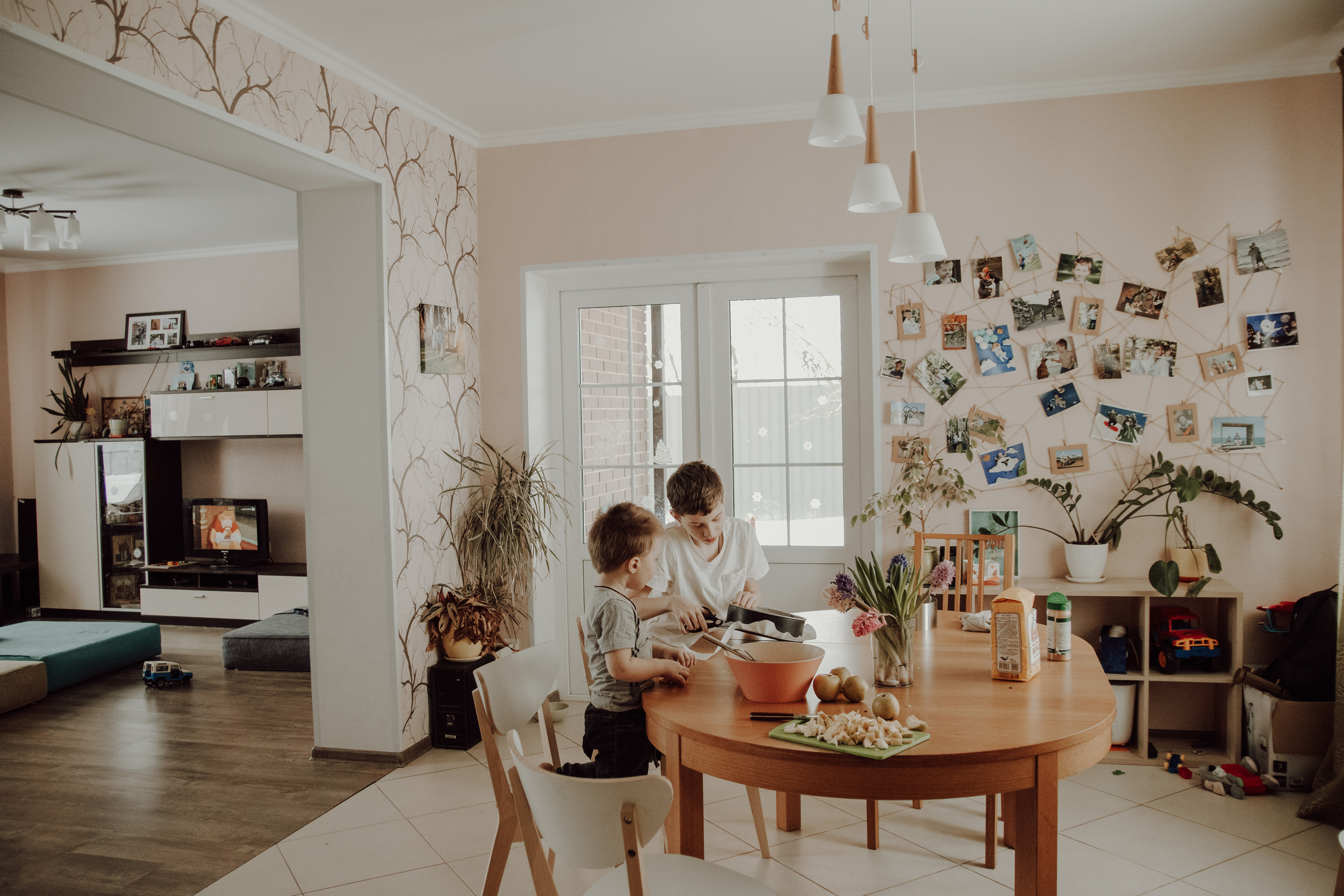 В доме с лестницей. Семейный фотограф в Москве