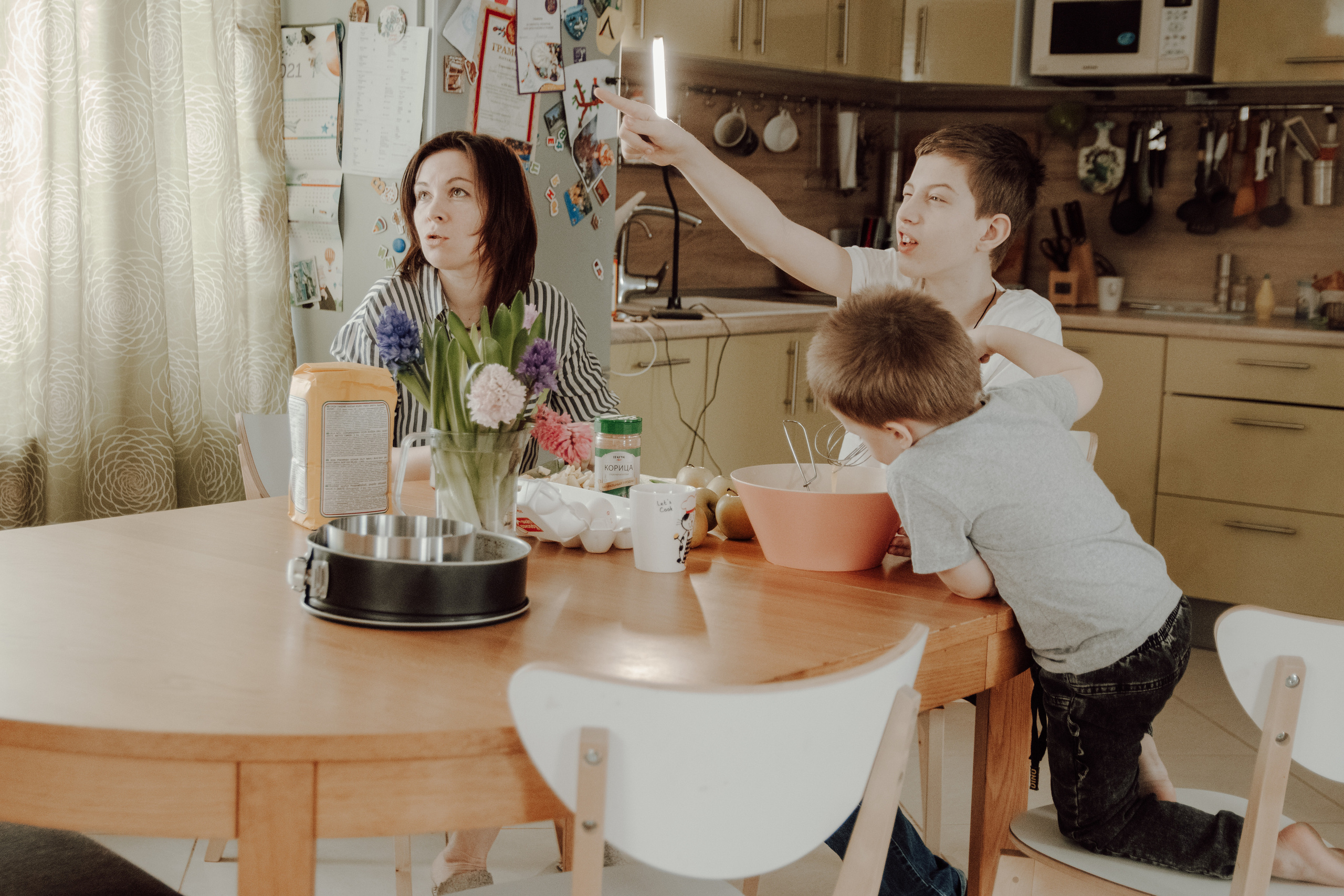 В доме с лестницей. Семейный фотограф в Москве