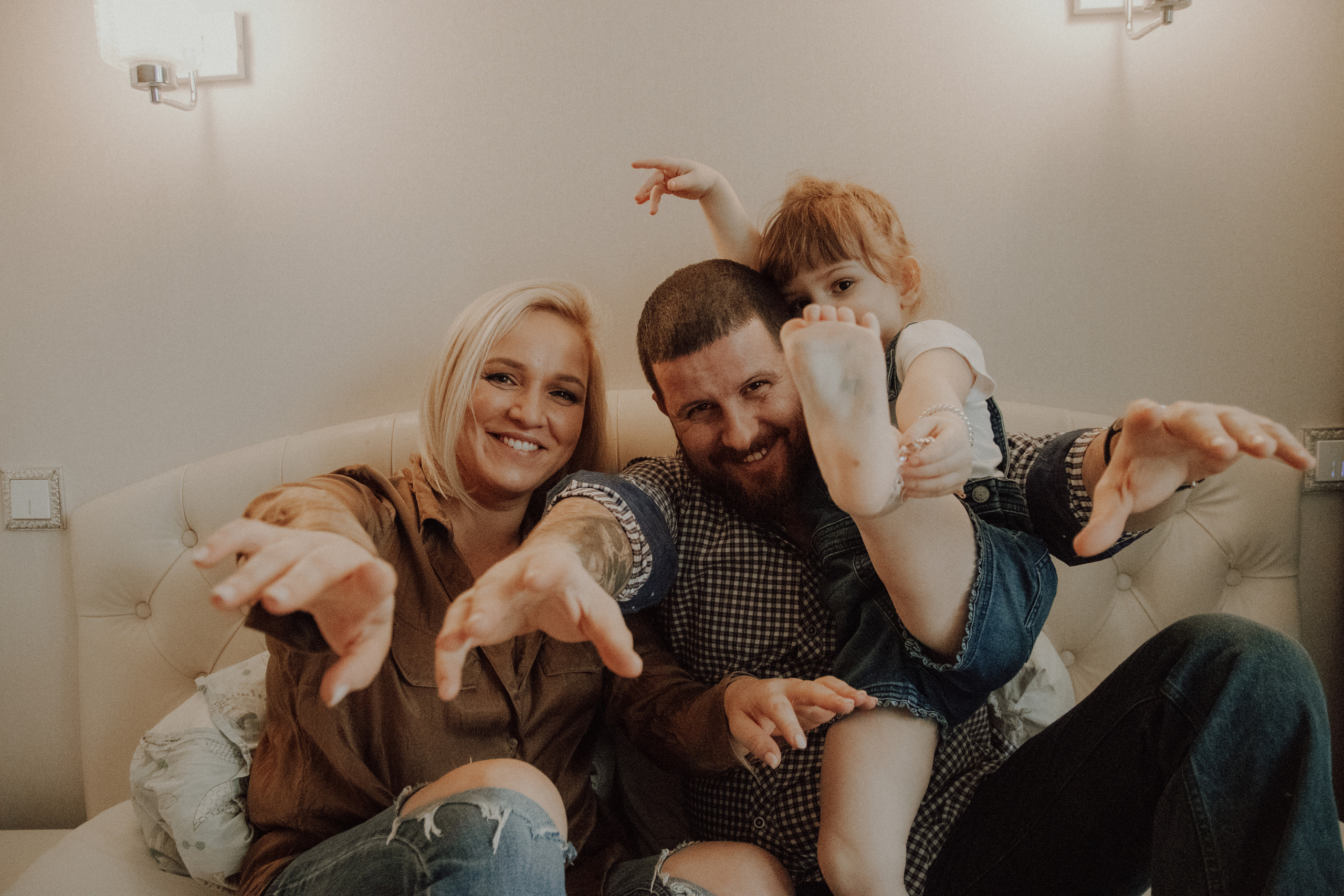 Три сердца и одно пушистое. Семейный фотограф в Москве