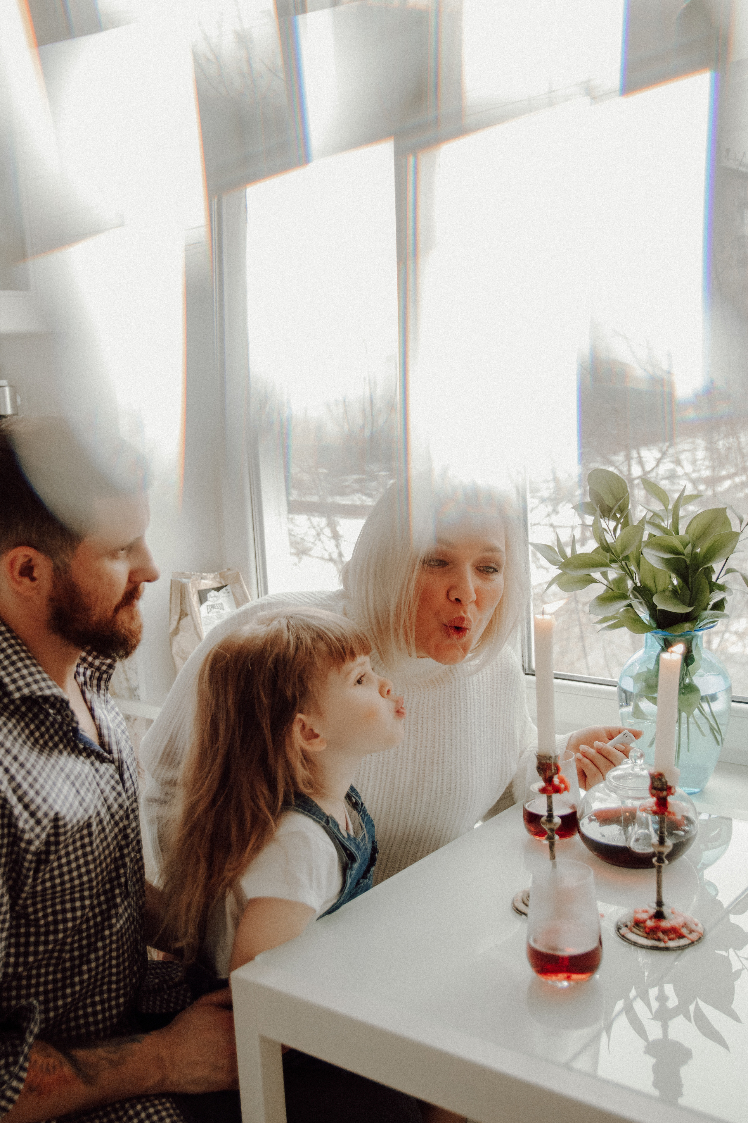 Три сердца и одно пушистое. Семейный фотограф в Москве