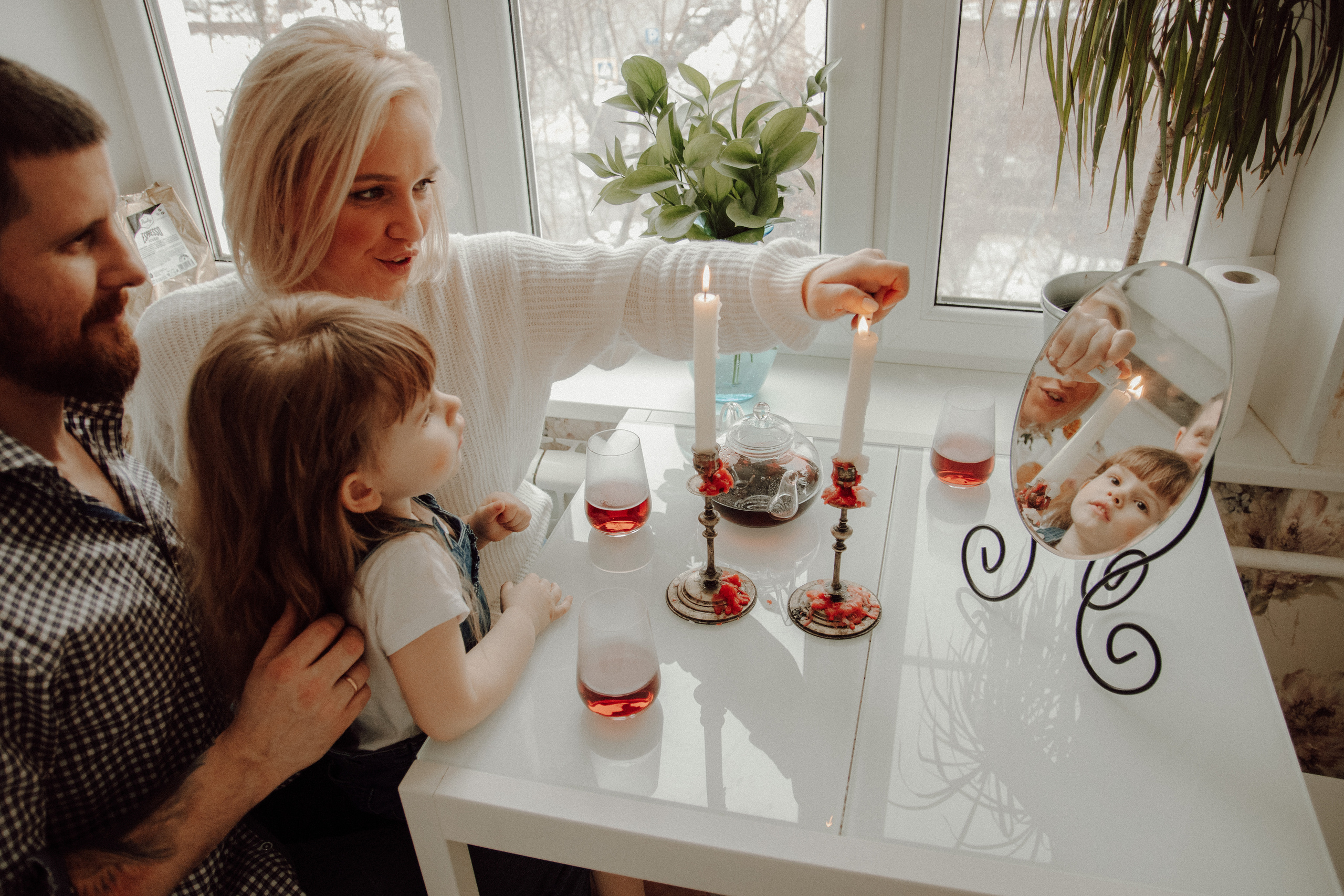 Три сердца и одно пушистое. Семейный фотограф в Москве