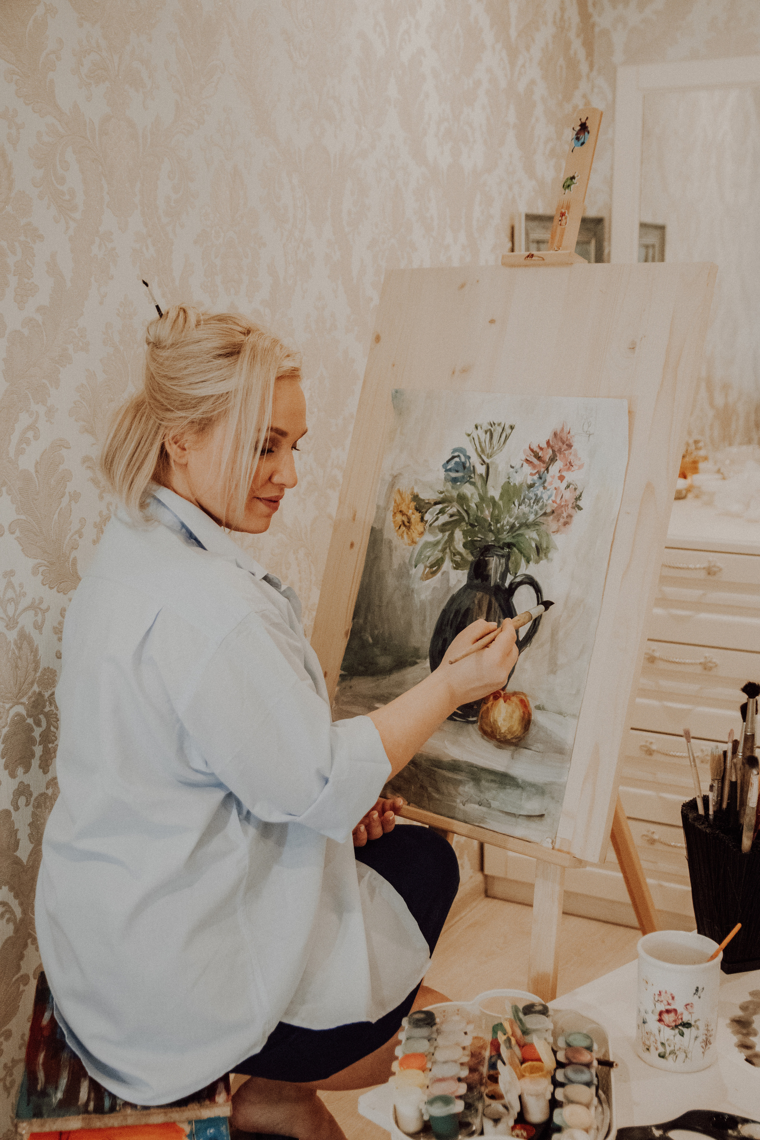 Три сердца и одно пушистое. Семейный фотограф в Москве