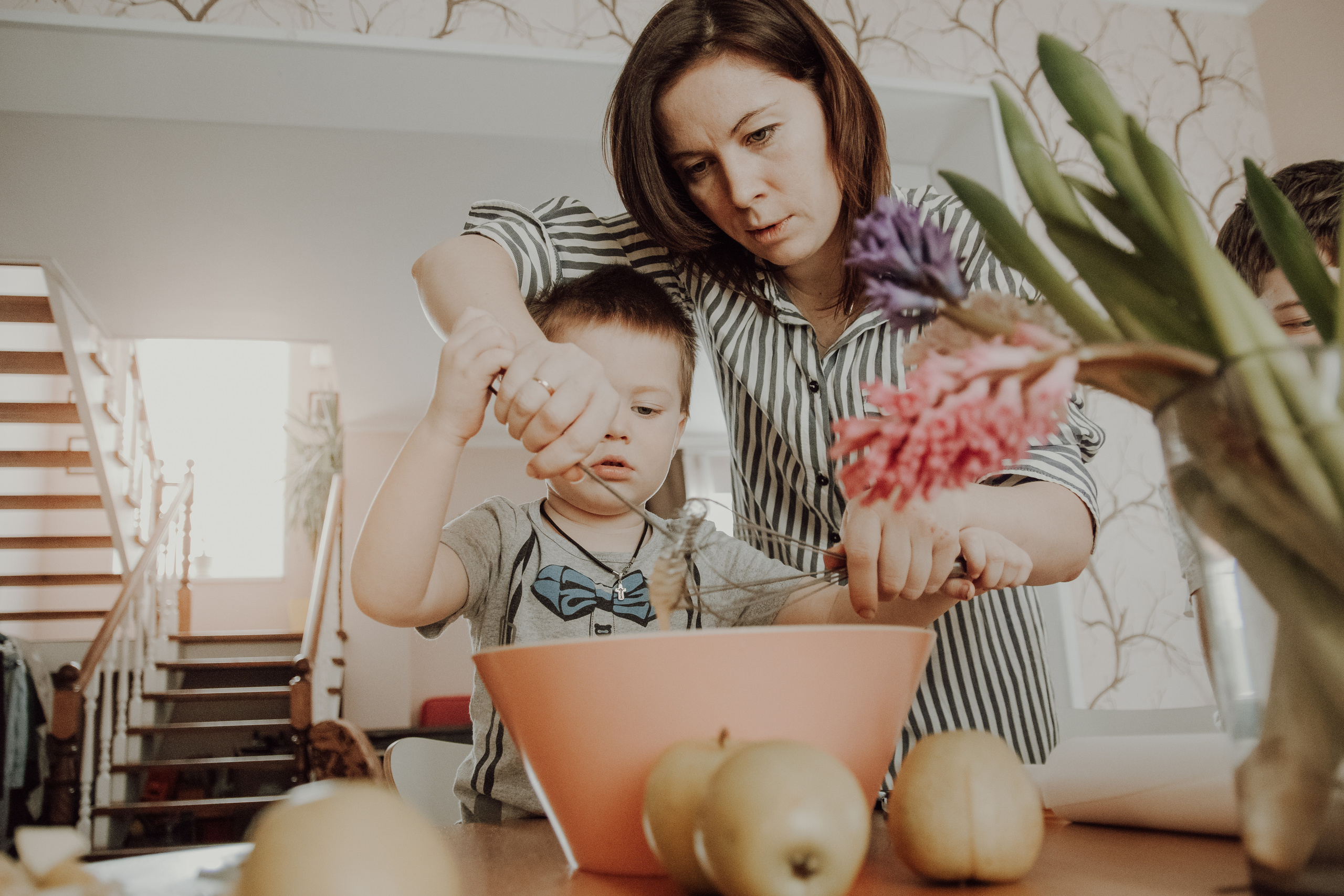 В доме с лестницей. Семейный фотограф в Москве
