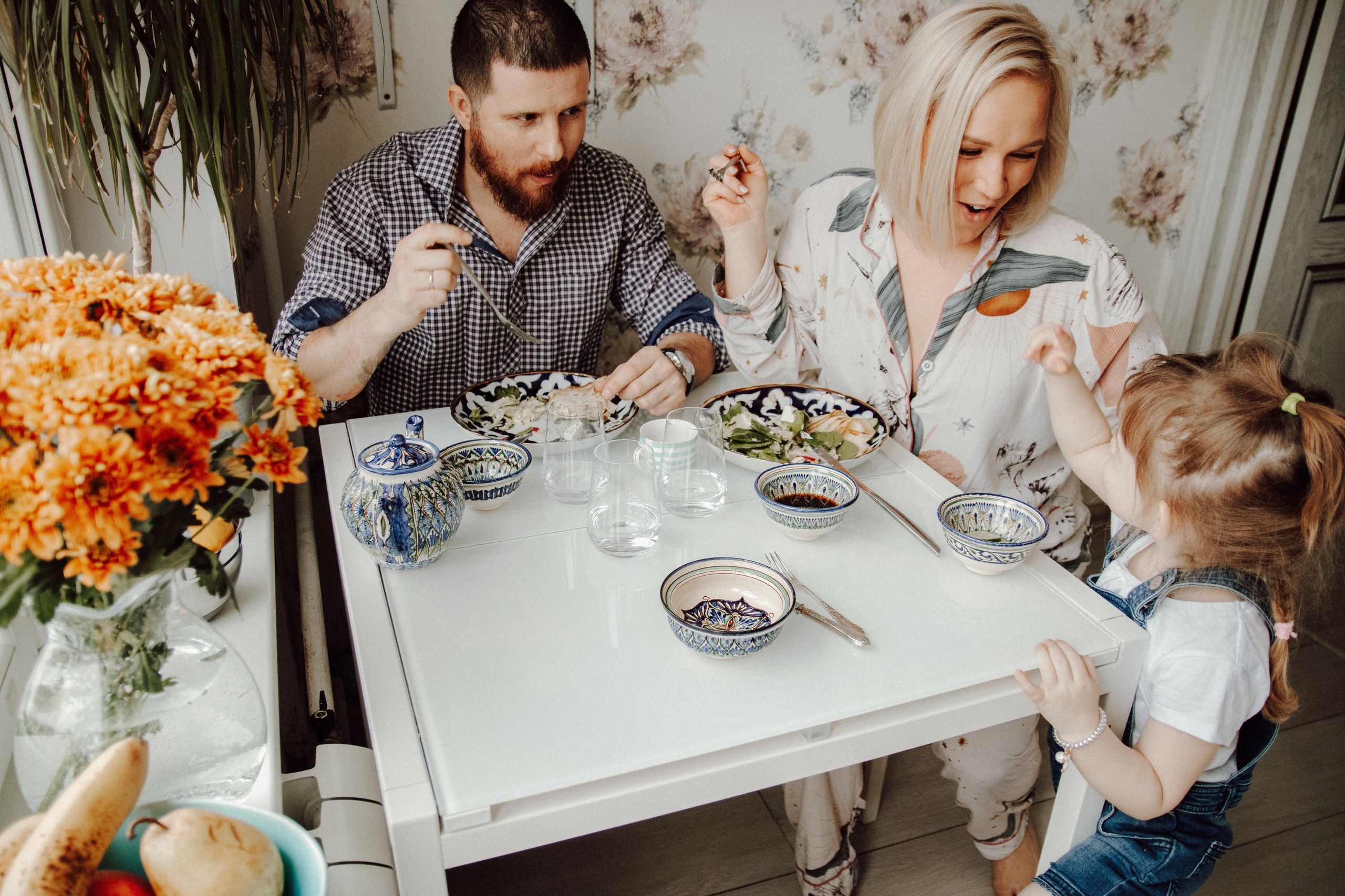 Три сердца и одно пушистое. Семейный фотограф в Москве