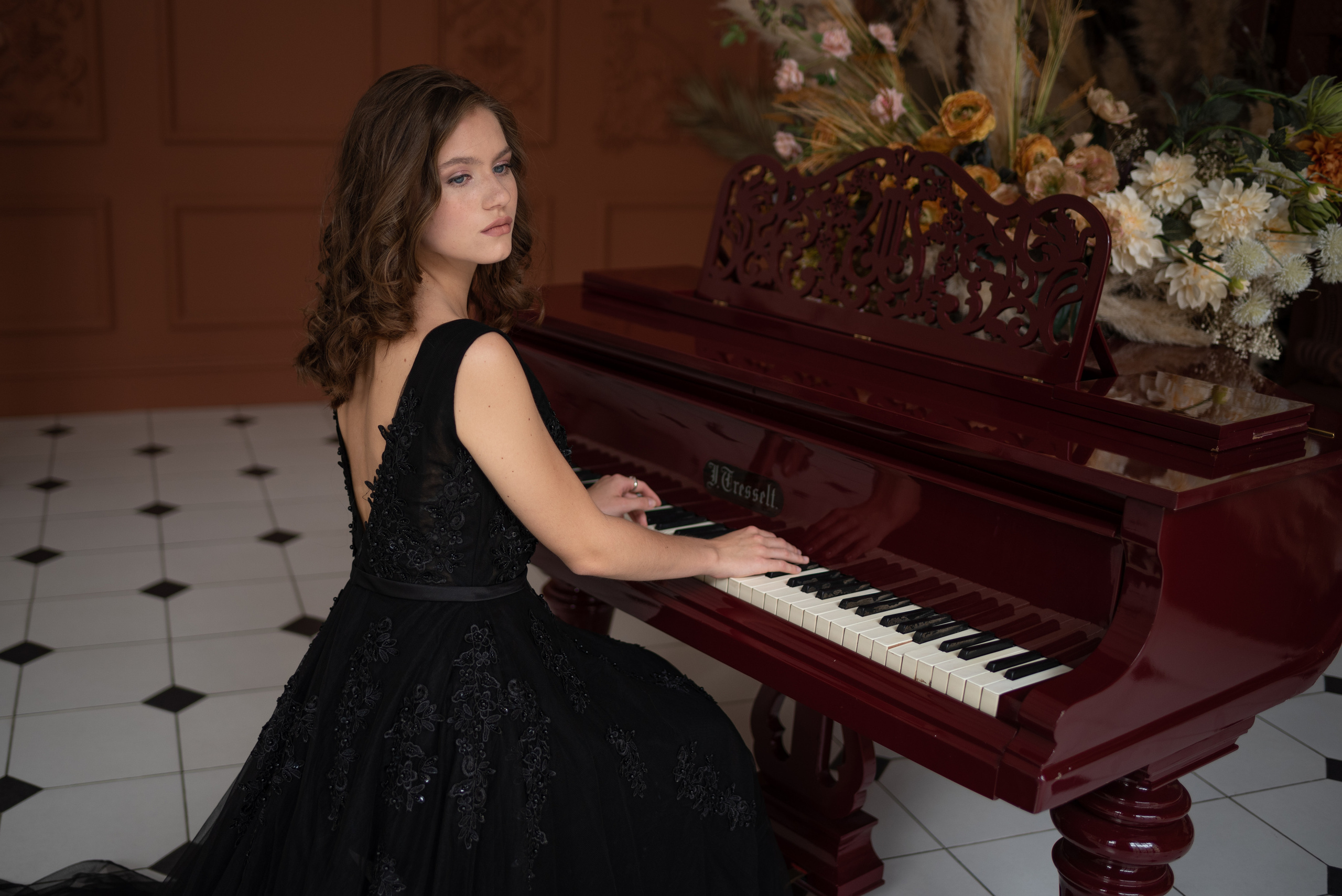Фотосессия с роялем. Фотограф в Москве и Люберцах, Валя Шикулина